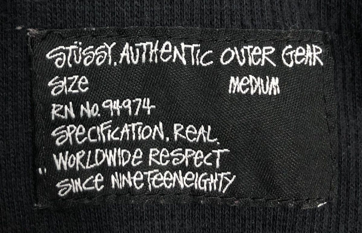 Stussy Vintage Stussy Authentic Outer Gear Jacket Hoodie Size US M / EU 48-50 / 2 - 10 Thumbnail