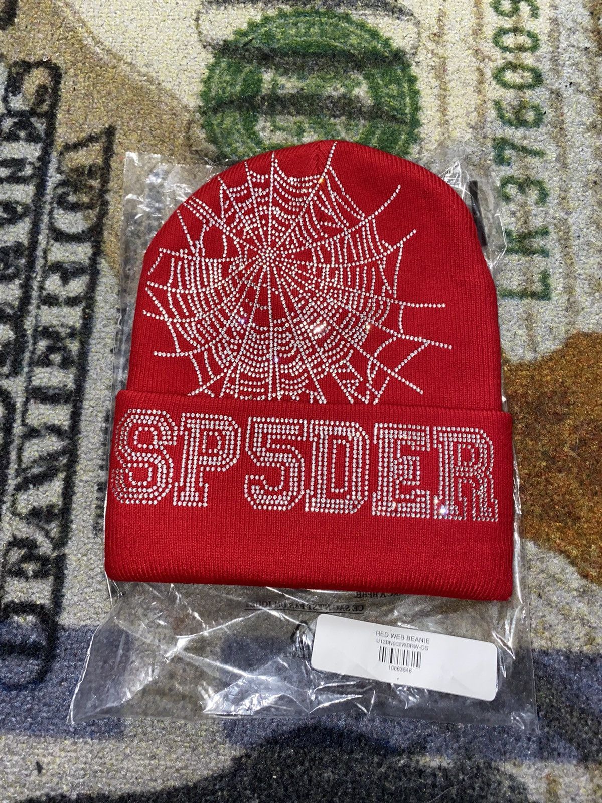 Sp5der Sp5der OG Web Beanie Red Size ONE SIZE - 1 Thumbnail