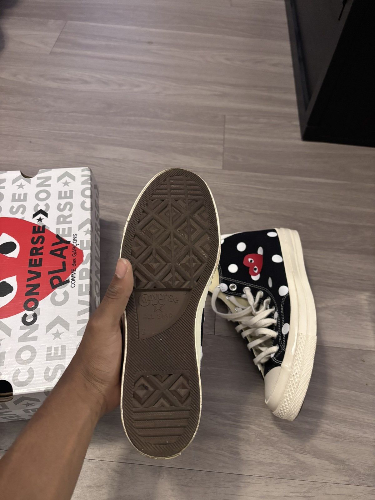 Comme des Garcons Comme Des Garcons Polka Dot Converse Size US 9 / EU 42 - 3 Thumbnail
