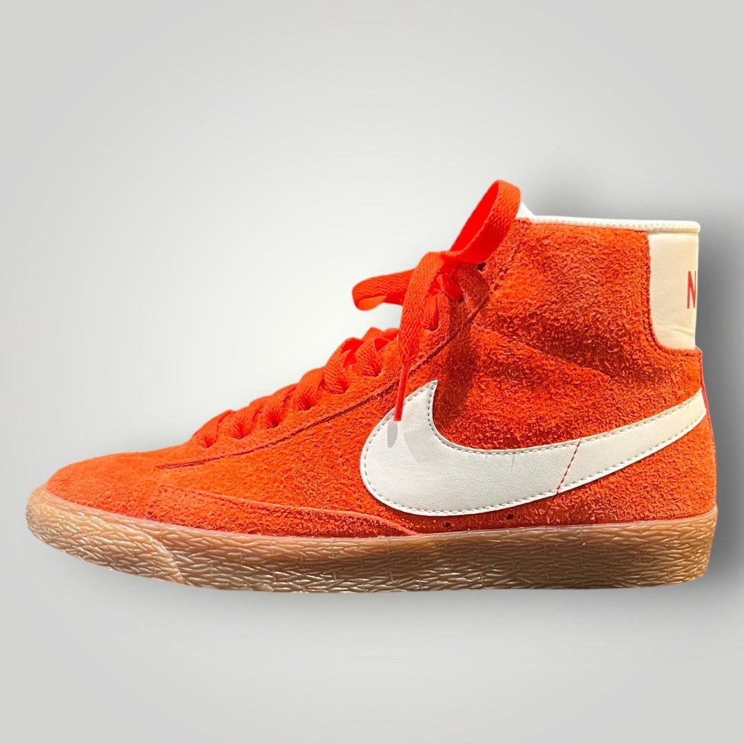 Nike *New* NIKE Blazer Mid Suede Vintage ‘Max Orange Ivory’ Snkr Size US 7.5 / IT 37.5 - 1 Thumbnail