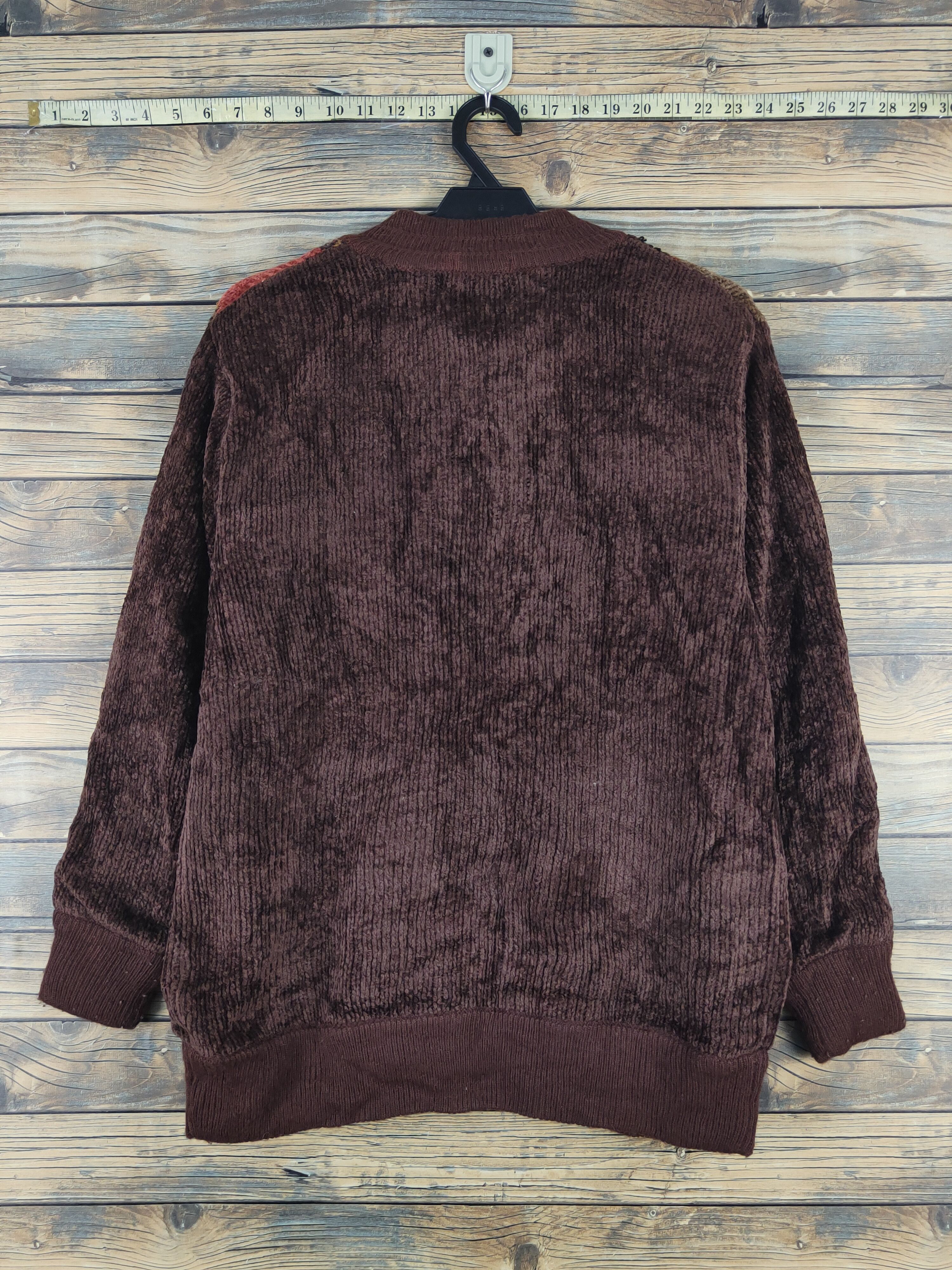 Vintage Bon Carat Dark Brown Knitwear Sweaters #W1668 Size US M / EU 48-50 / 2 - 7 Thumbnail