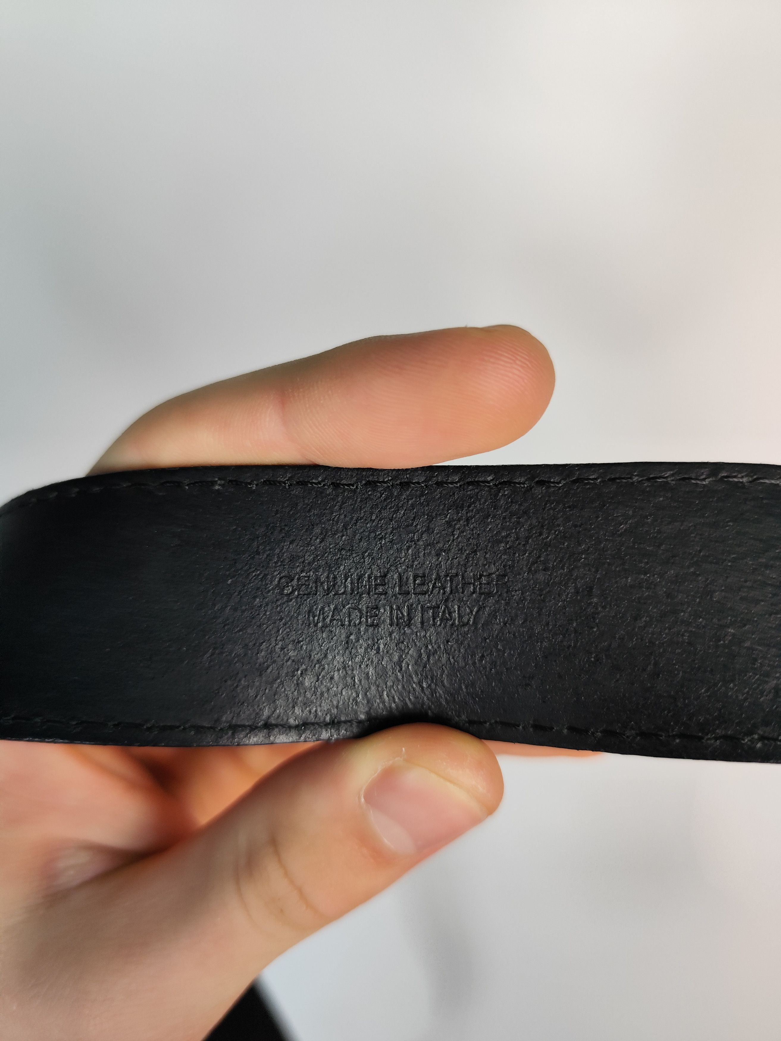 Dirk Bikkembergs Vintage streetwear Dirk Bikkembergs Leather Black Belt Size ONE SIZE - 6 Thumbnail