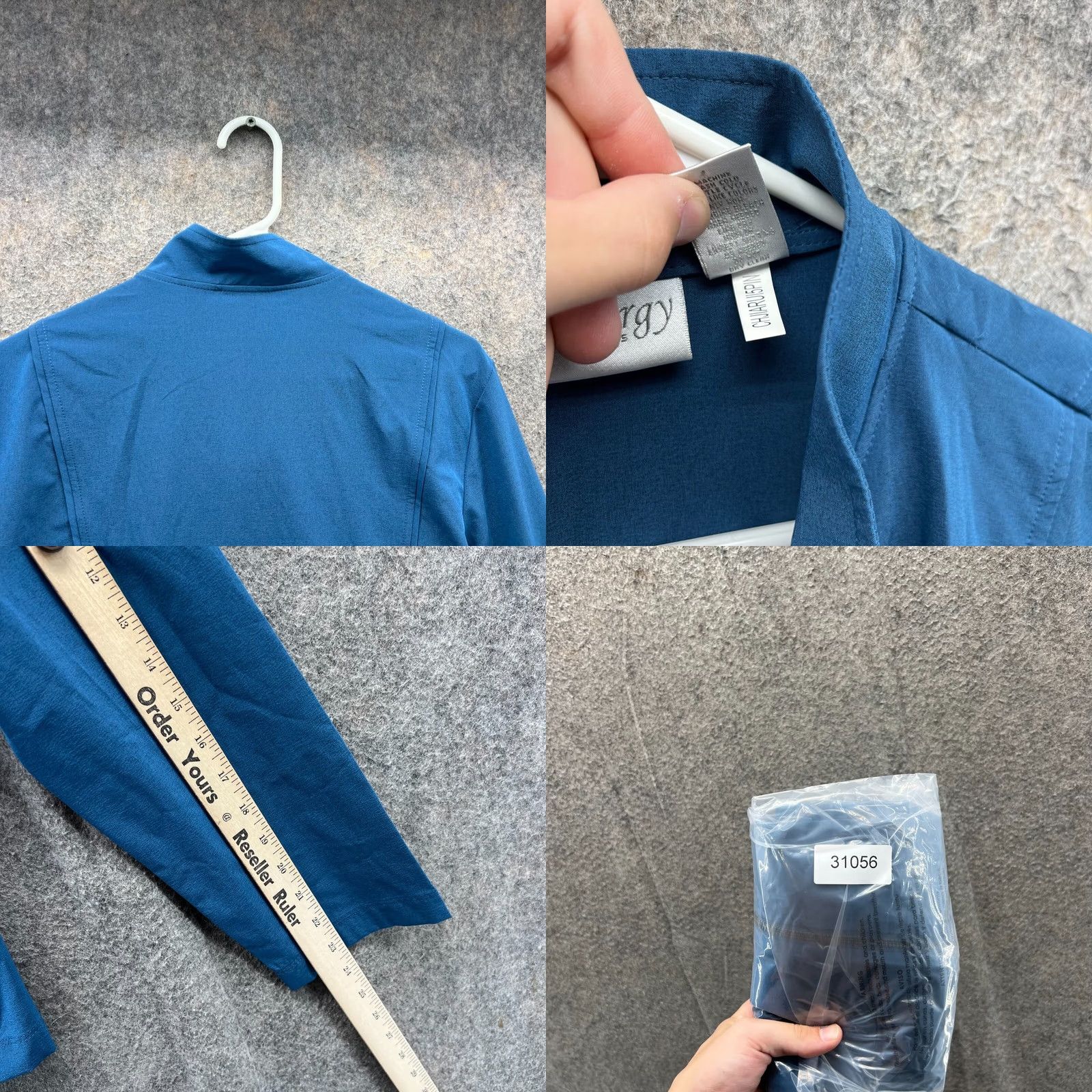 Vintage Zenergy Jacket Womens 2 Blue Full Zip Chico's Windbreaker Lightweight Nike Dri-Fit Activewear Jacket Womens Medium? Size XS / US 0-2 / IT 36-38 - 8 Thumbnail