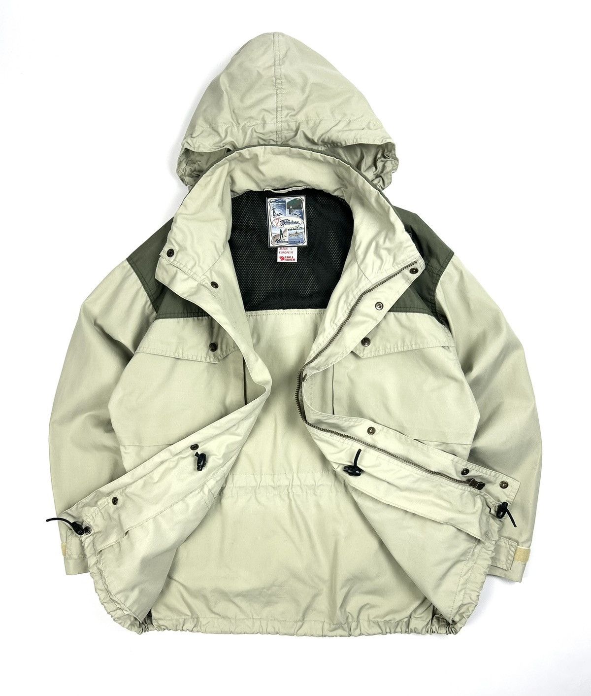 Fjallraven Rare Fjallraven Vintage G1000 Greenland Windbreaker Jacket Size US M / EU 48-50 / 2 - 2 Thumbnail