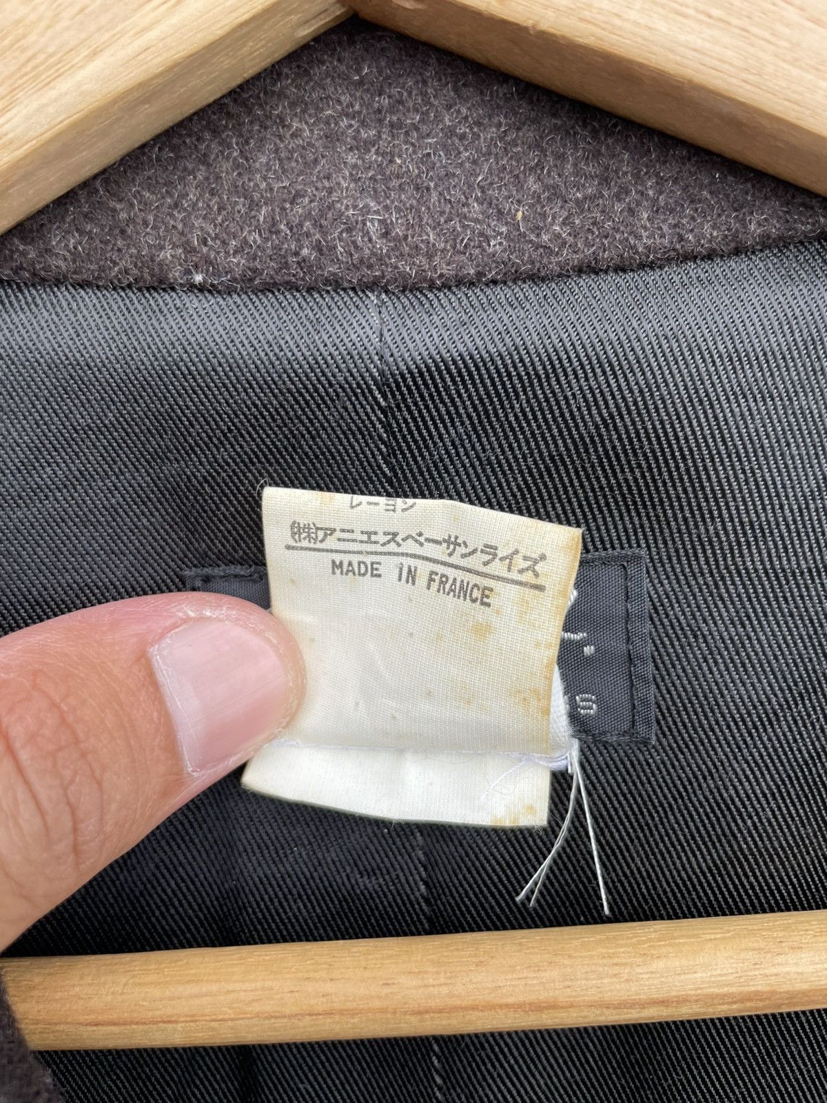 agnes b. 🔥Accept Binding Offer🔥Agnes b. Homme Brown Wool Chore Jacket Size US M / EU 48-50 / 2 - 8 Thumbnail