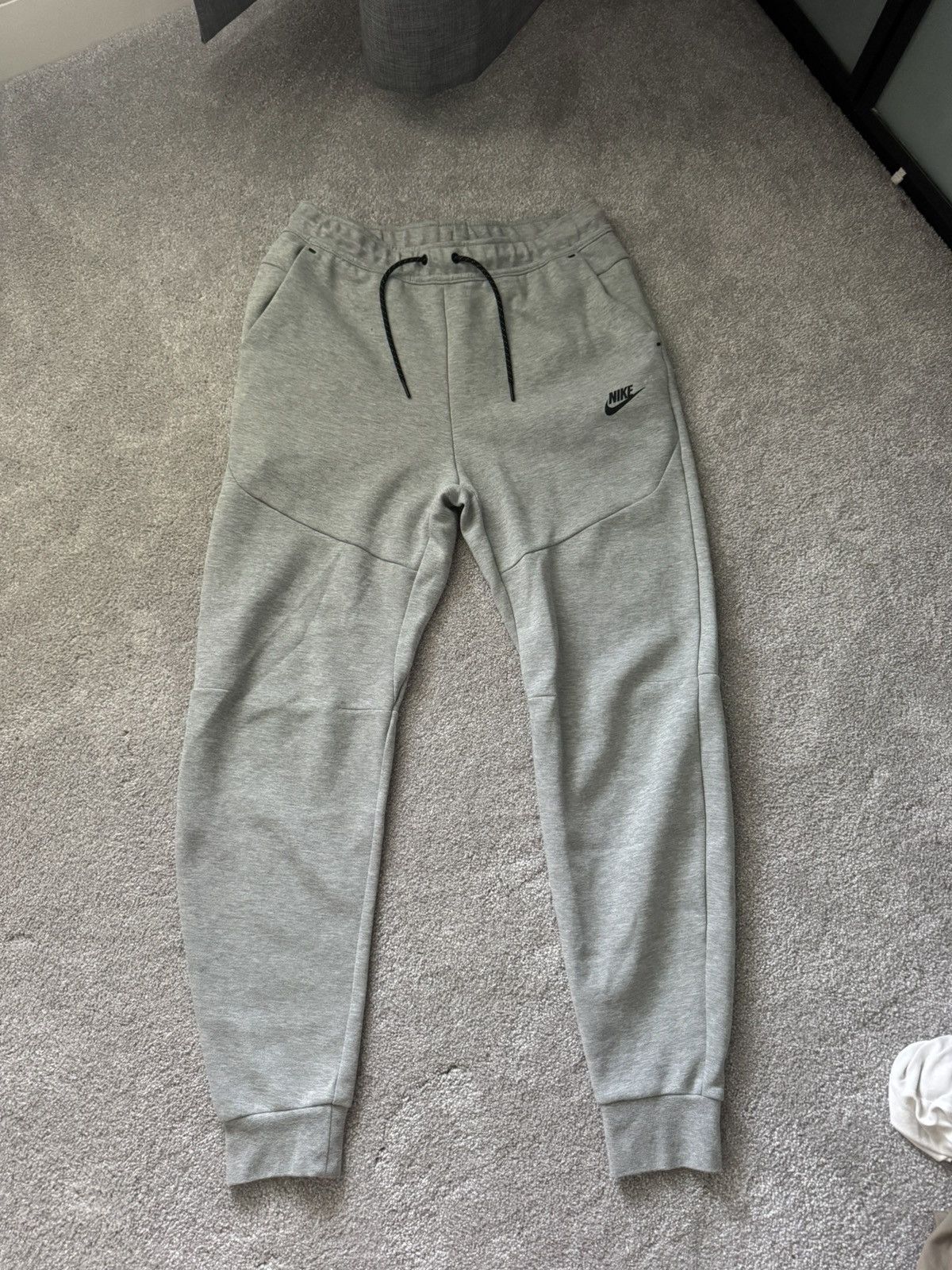 Nike Gray Nike Tech Joggers Size US 32 / EU 48 - 1 Thumbnail