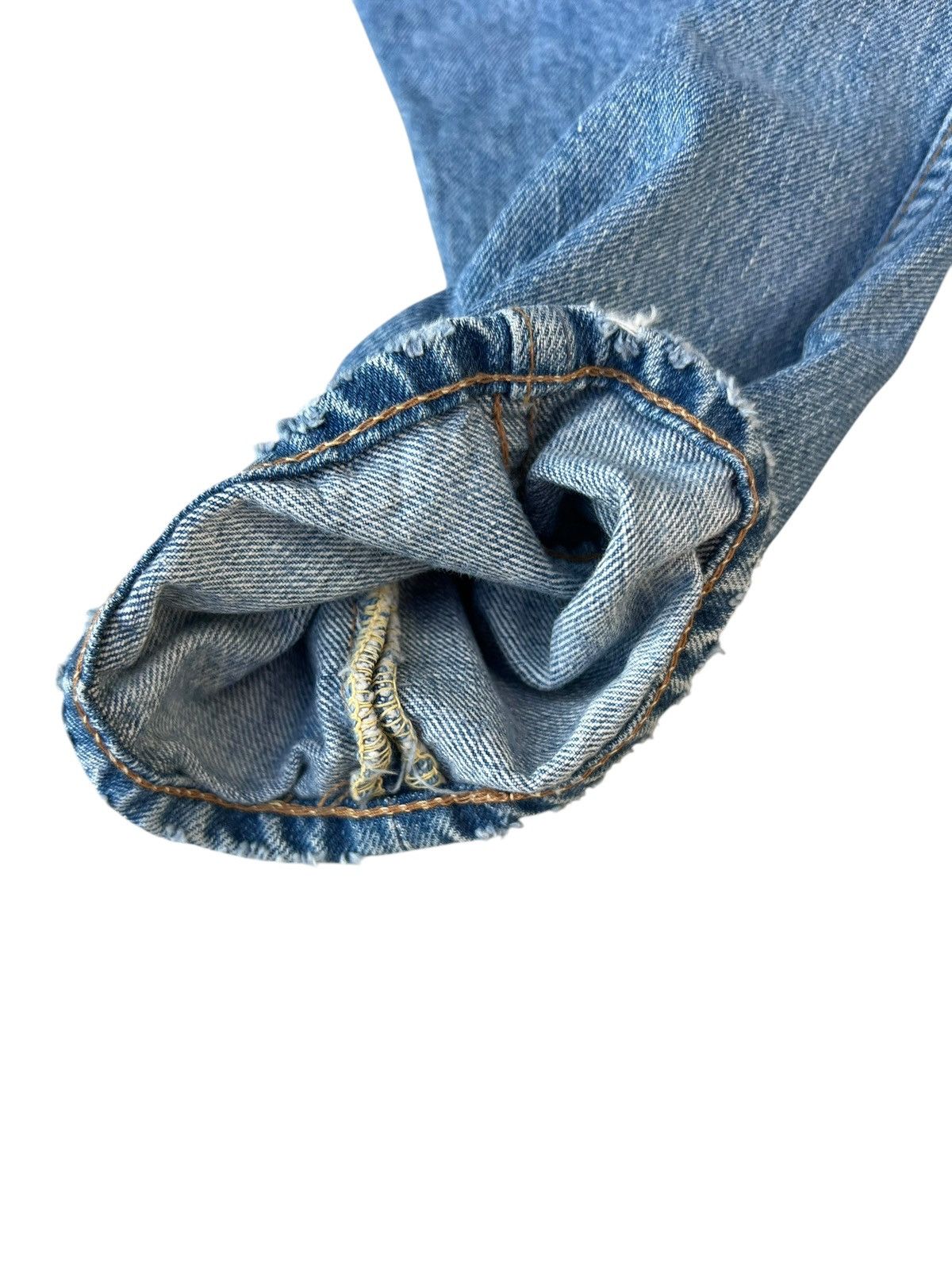 Beams Plus × Orslow Orslow 106 X Beams Ripped Distressed Denim Cropped Jeans Size US 30 / EU 46 - 21 Thumbnail