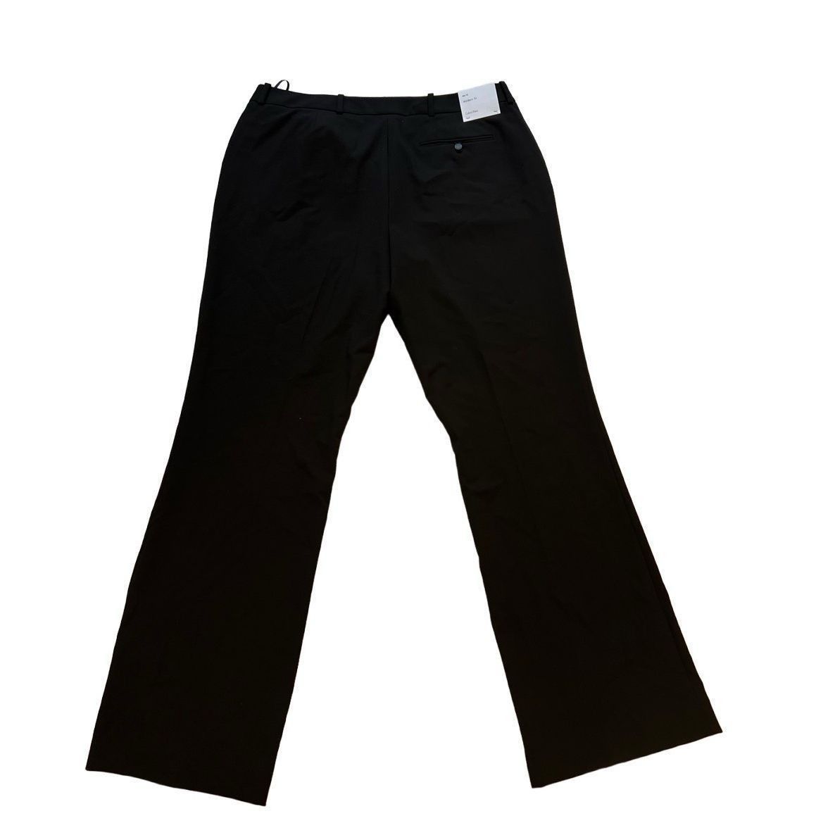 Calvin Klein Calvin Klein Black Modern Fit Dress Pants size 14 Size 36" / US 14 / IT 50 - 6 Thumbnail