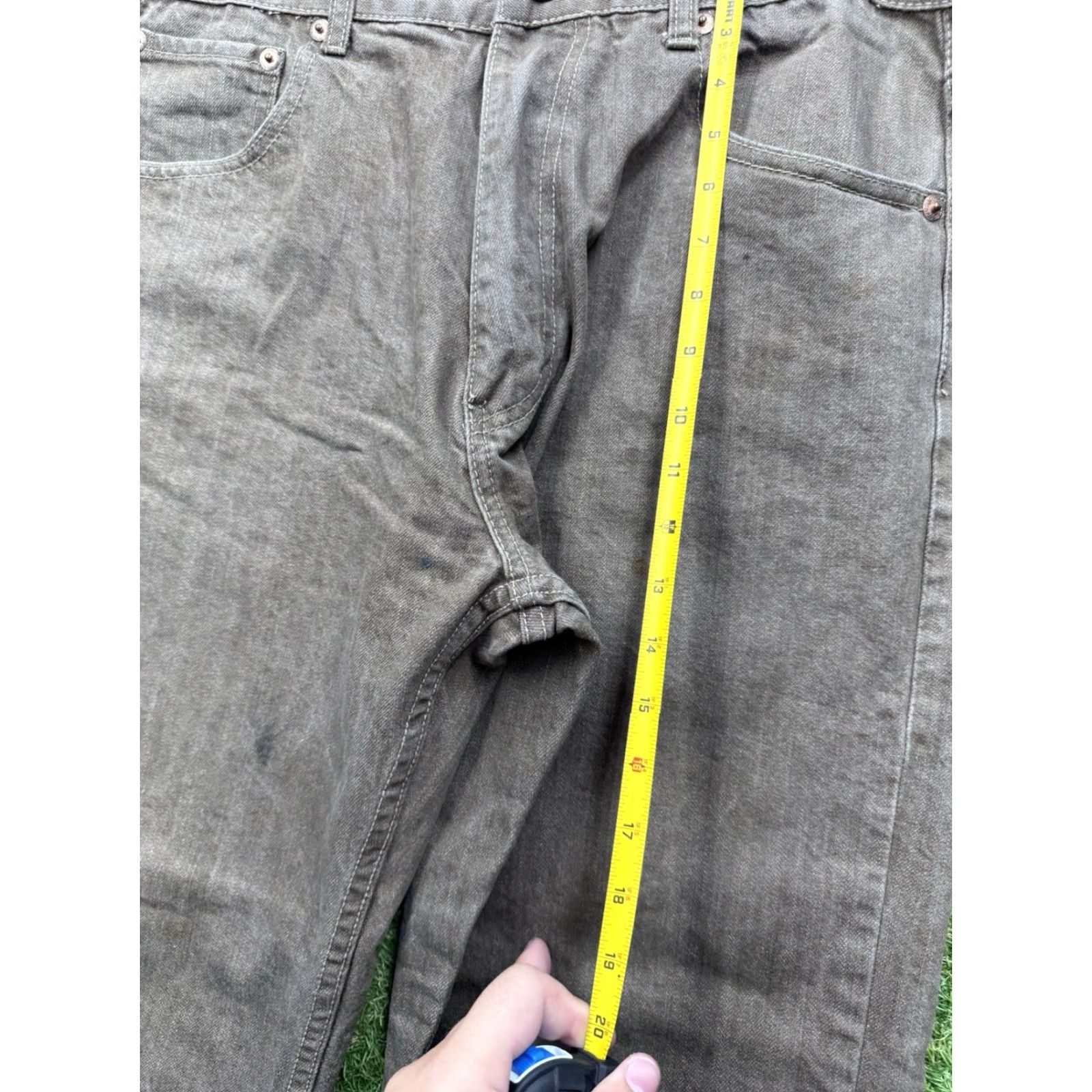 Vintage Seventy Seven Vintage Jeans Men 36x32 Denim Relaxed Regular Fit Y2K Grunge Classic Style Thread: Cotton Blend Polyester Cotton Blue Size US 36 / EU 52 - 6 Thumbnail