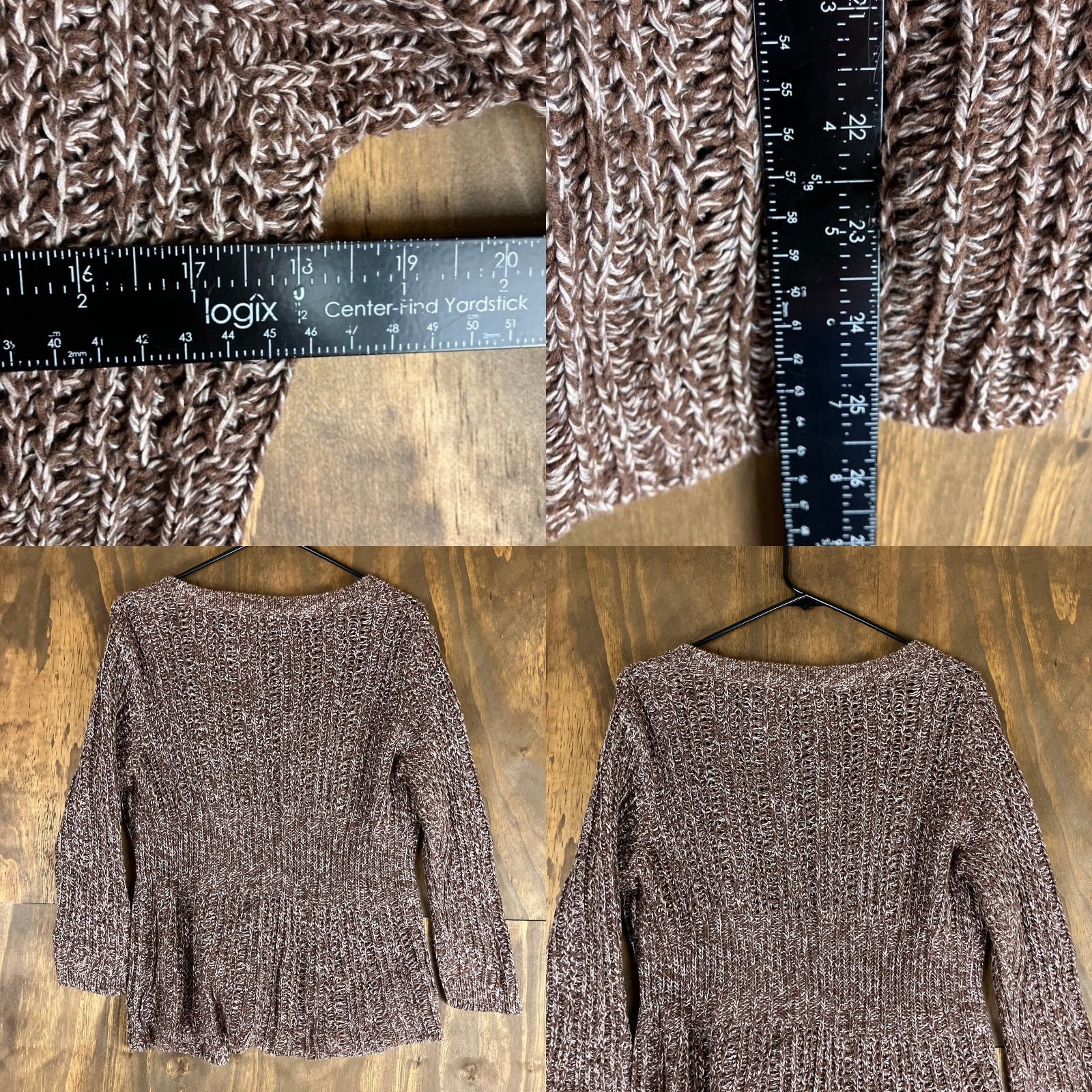 Eddie Bauer Eddie Bauer Womens Cardigan Brown V-Neck Knitted Button Down Large Cardigan Brown Size L / US 10 / IT 46 - 8 Thumbnail