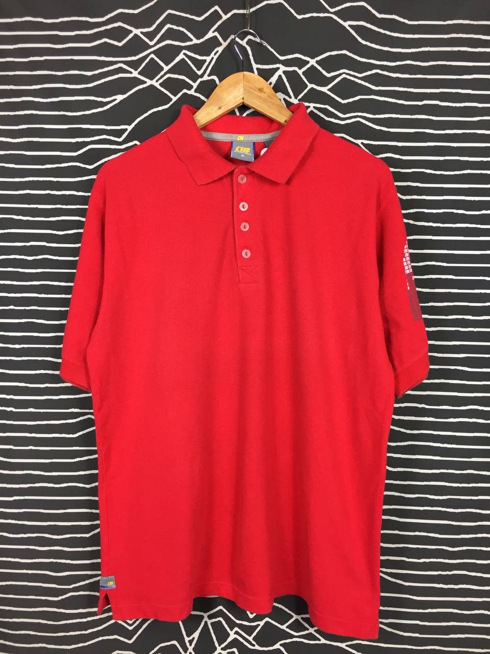 Alphanumeric × Vintage Vtg Alpha Numeric Clothing Skateboard Surfing Polo Tee Size US M / EU 48-50 / 2 - 2 Thumbnail