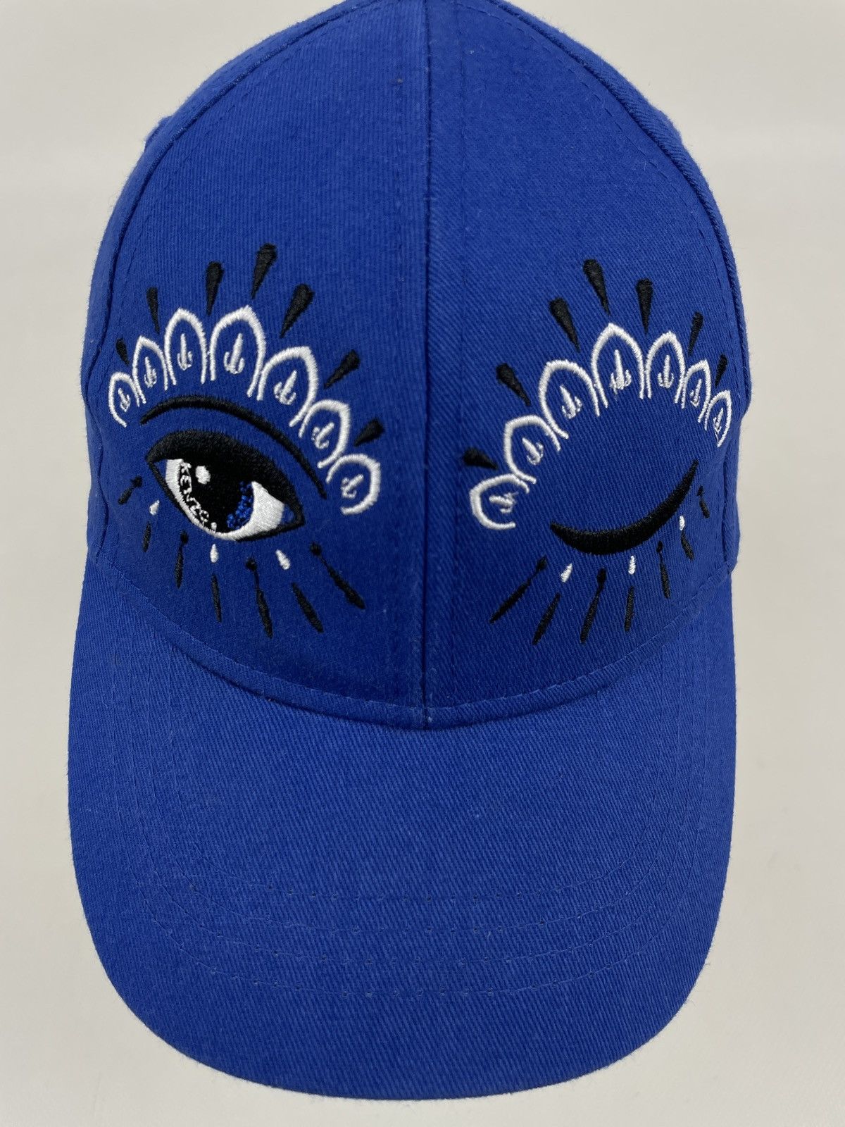 Kenzo Unisex Kid’s KENZO Embroidered Blink Eye Baseball 6-Panel Cap Adjustable Hat Size 26 - 8 Thumbnail