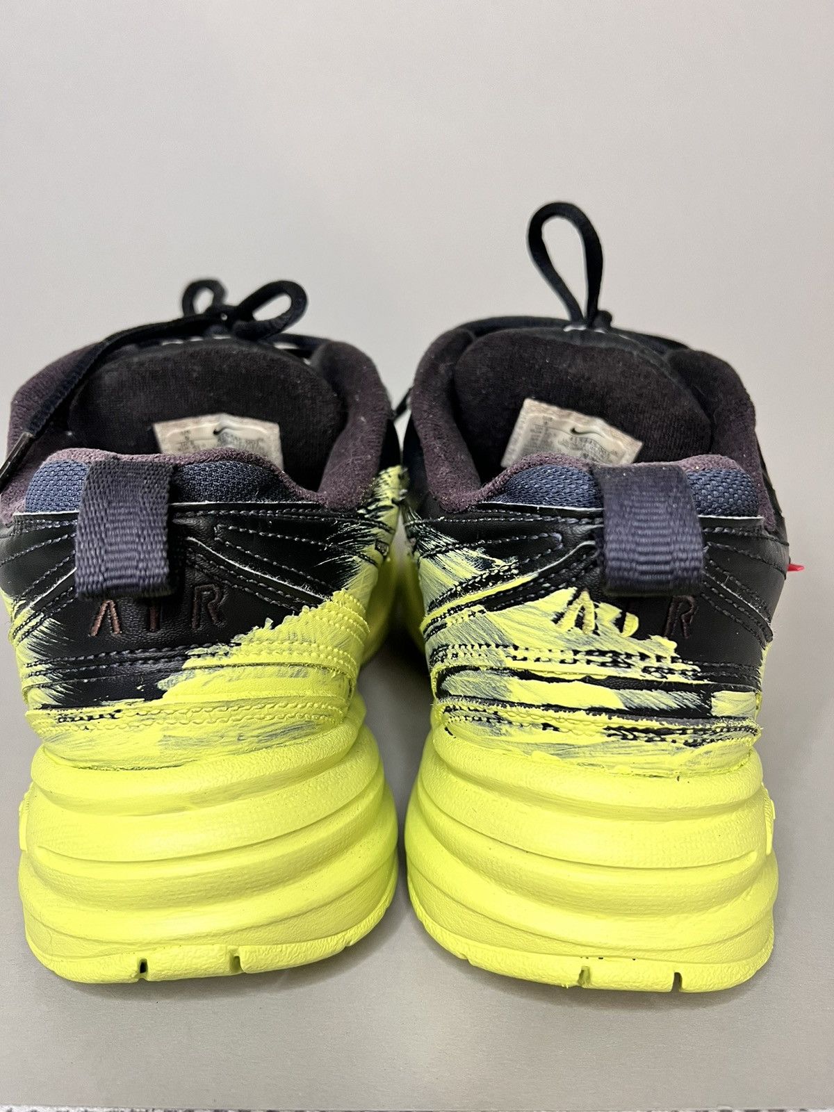 Nike Nike Air Monarch Iv Black 415445-001 custom rubber 3d swooh Size US 9 / EU 42 - 3 Thumbnail