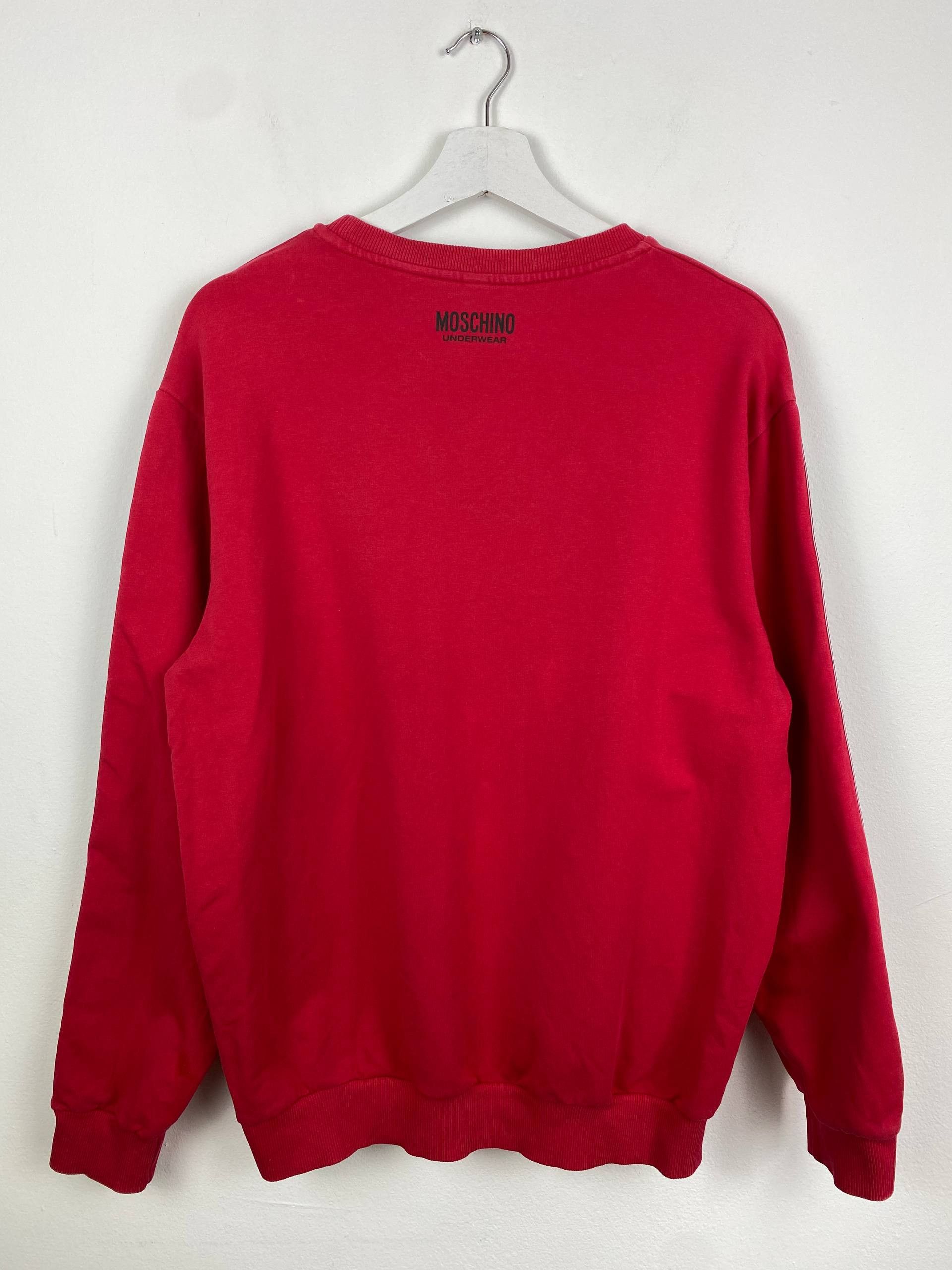 Moschino Moschino Underwear Sweatshirt Logo Tape Old Money Size L Size US L / EU 52-54 / 3 - 5 Thumbnail