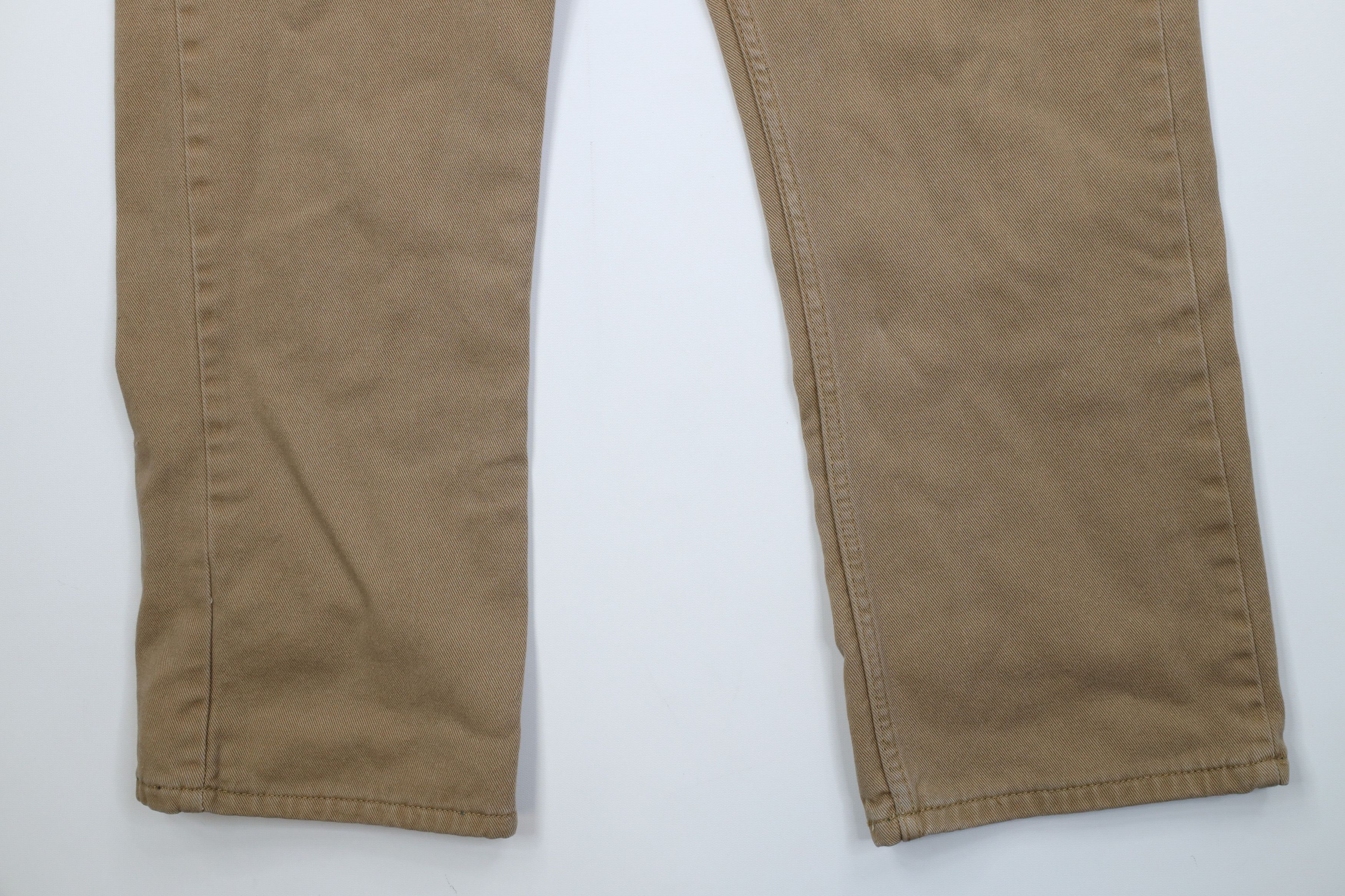 Vintage Vintage Streetwear Heavy Flannel Lined Wide Leg Jeans Beige Size US 38 / EU 54 - 5 Thumbnail