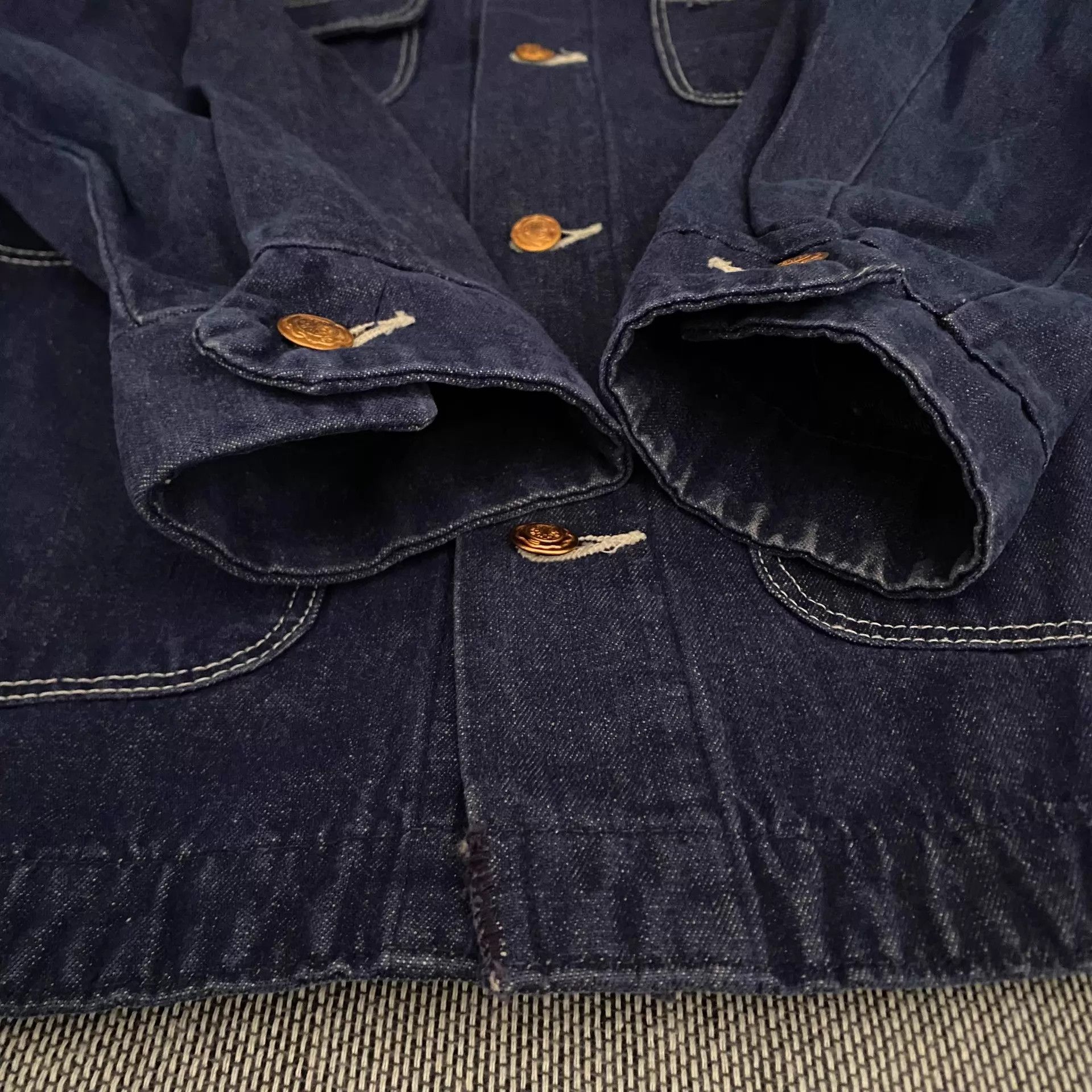 Wrangler Wrangler USA Rare Thin Denim 4-Pocket Work Jacket Size US M / EU 48-50 / 2 - 4 Thumbnail
