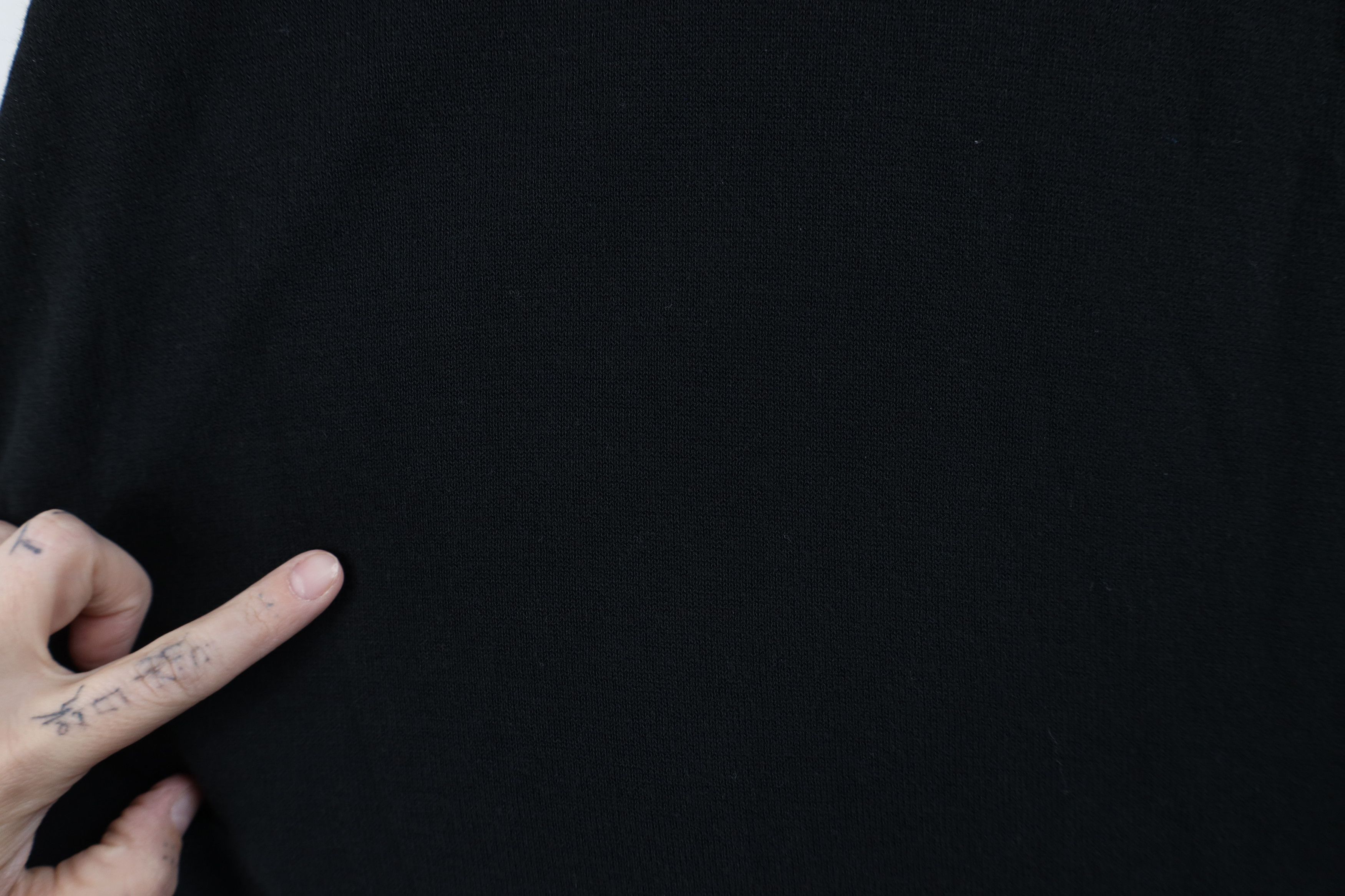 Vintage Vintage 90s Streetwear Lightweight Ribbed Knit Sweater Black Size US XL / EU 56 / 4 - 5 Thumbnail