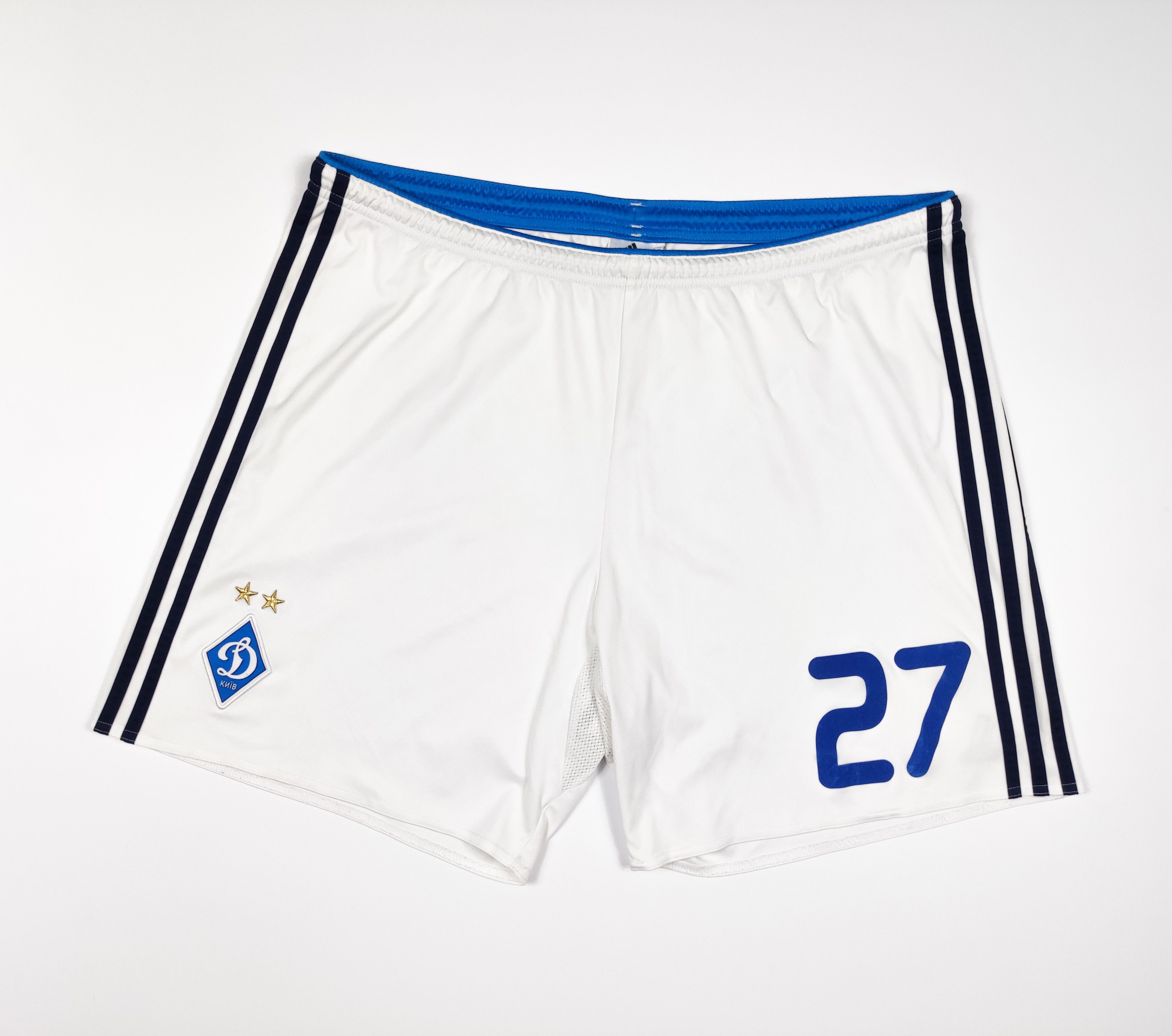 Adidas Yevgen Makarenko #27 Dynamo Kyiv 2014 2015 Adidas Shorts Size US 38 / EU 54 - 1 Thumbnail