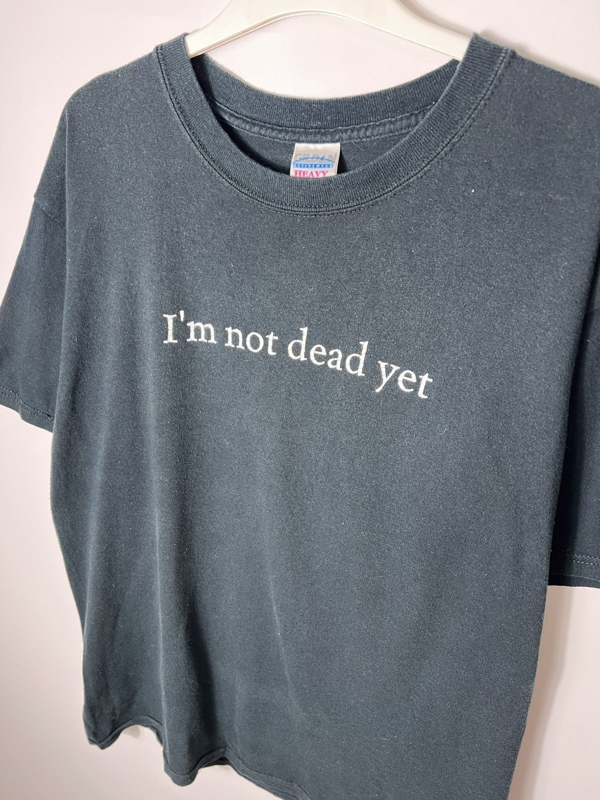 Other Vintage Y2K ADULT “I’m Not Dead Yet" Logo Funny BuyTee Size US L / EU 52-54 / 3 - 2 Thumbnail