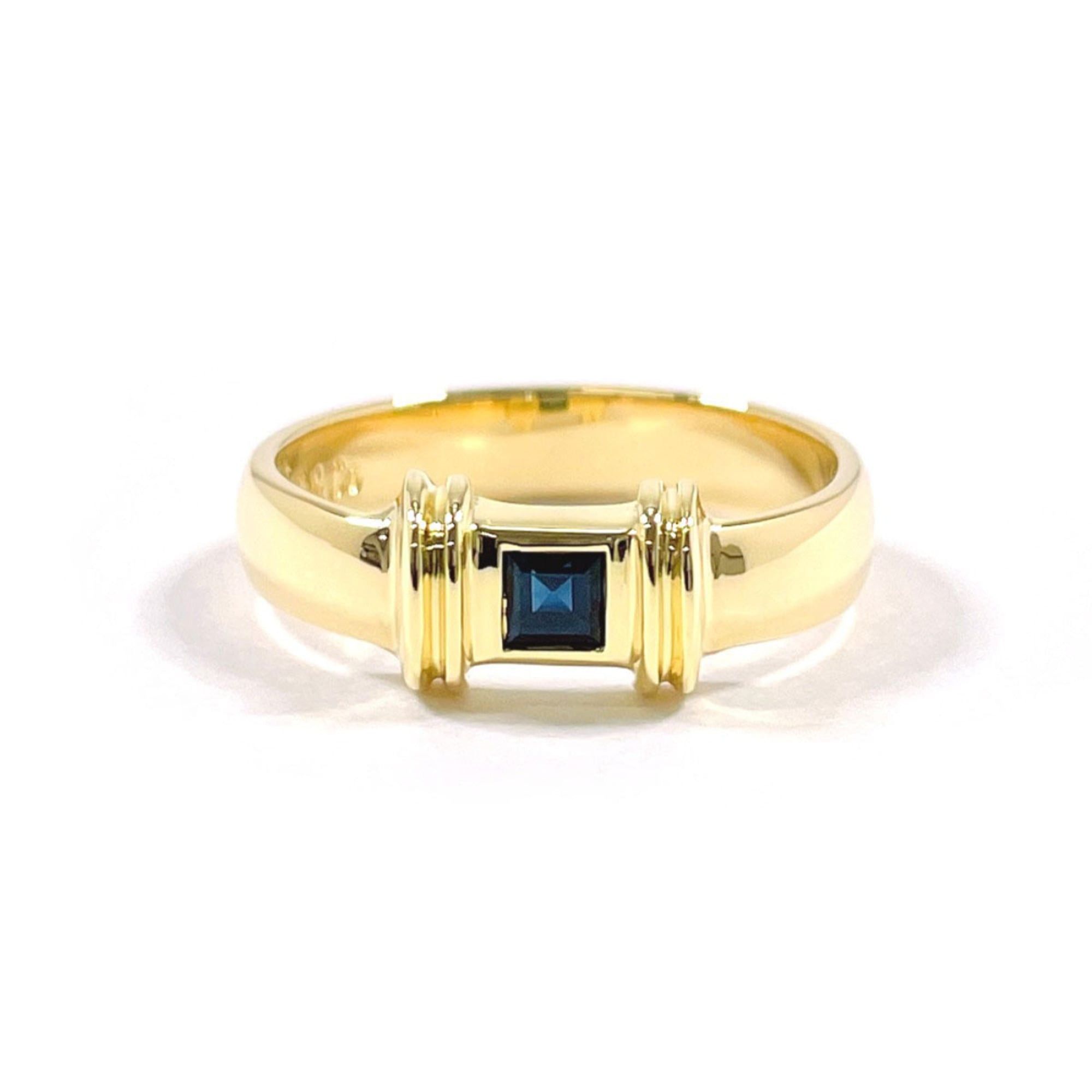 Tiffany & Co. TIFFANY & Co. Tiffany Cushion Ring in 18k Yellow Gold with Sapphire, 10k Gold, for Women Size ONE SIZE - 1 Thumbnail