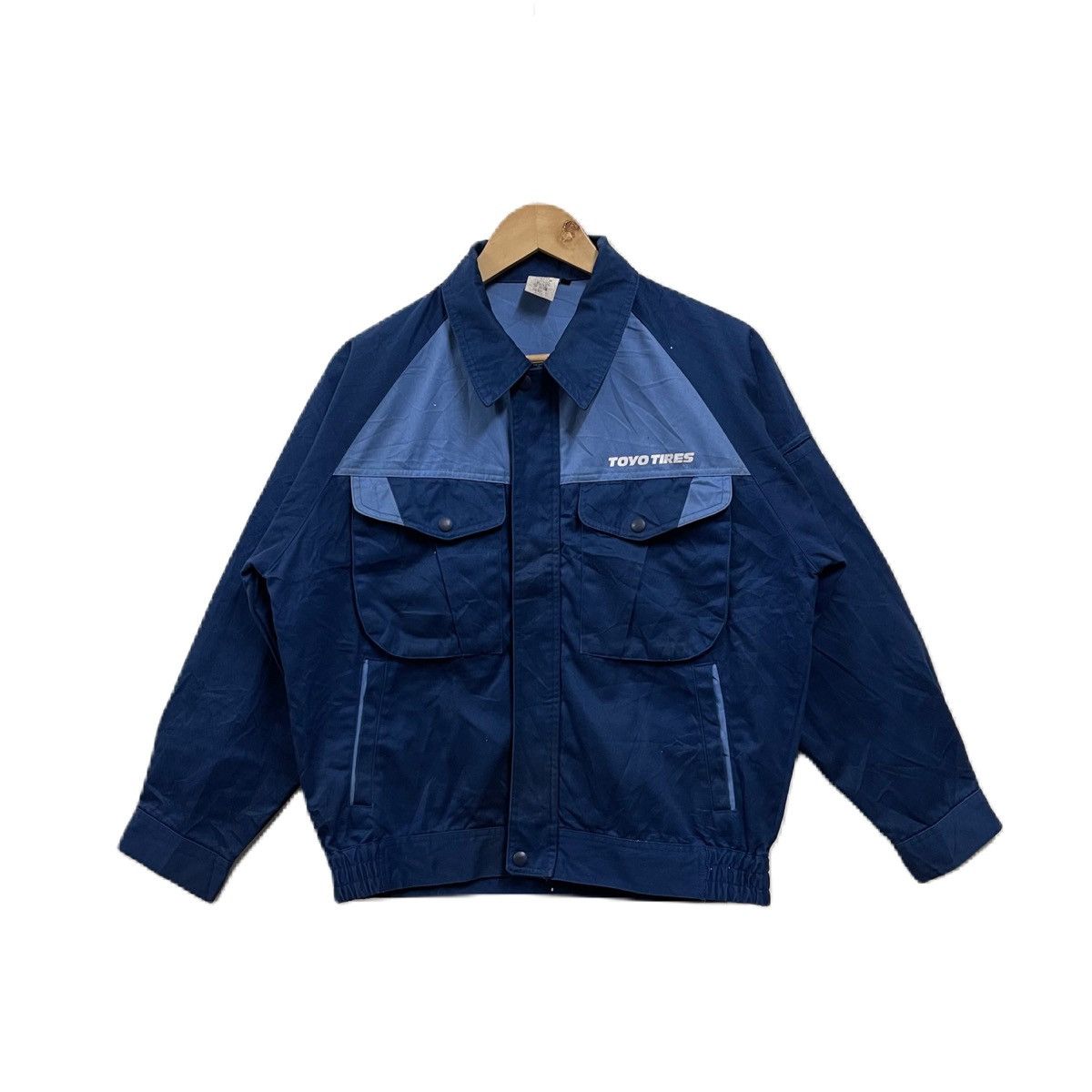 Vintage Vintage 90s TOYO TIRES jacket worker Size US M / EU 48-50 / 2 - 1 Thumbnail