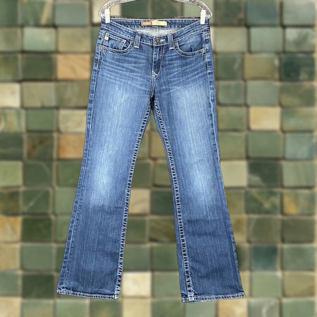 Vintage Big Star Hazel Curvy Fit Heavy Stitch Blue Jeans Women’s 29R Size 29" - 1 Thumbnail