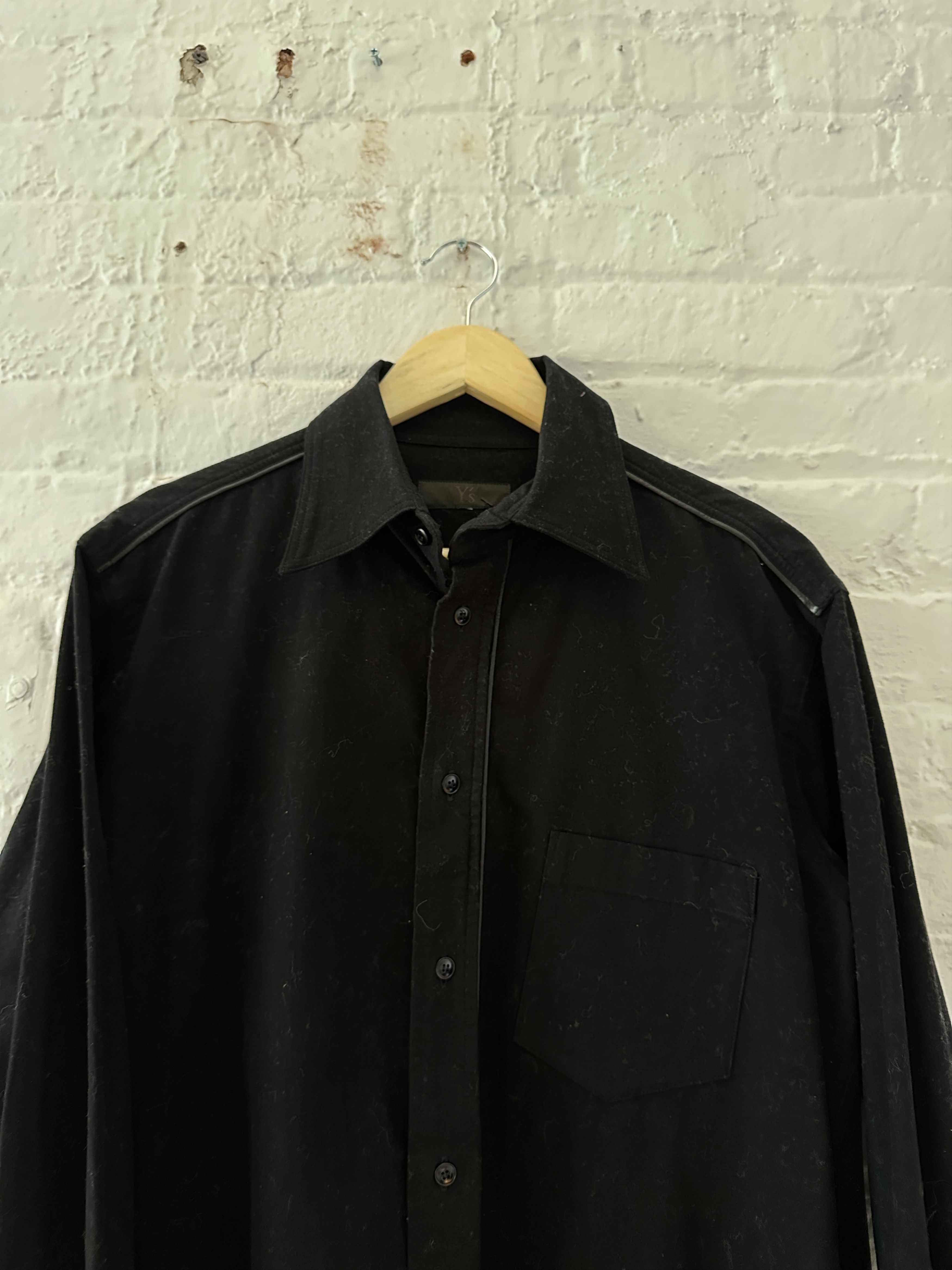 Yohji Yamamoto Yohji Yamamoto Velour Button Up Shirt Size US M / EU 48-50 / 2 - 3 Thumbnail