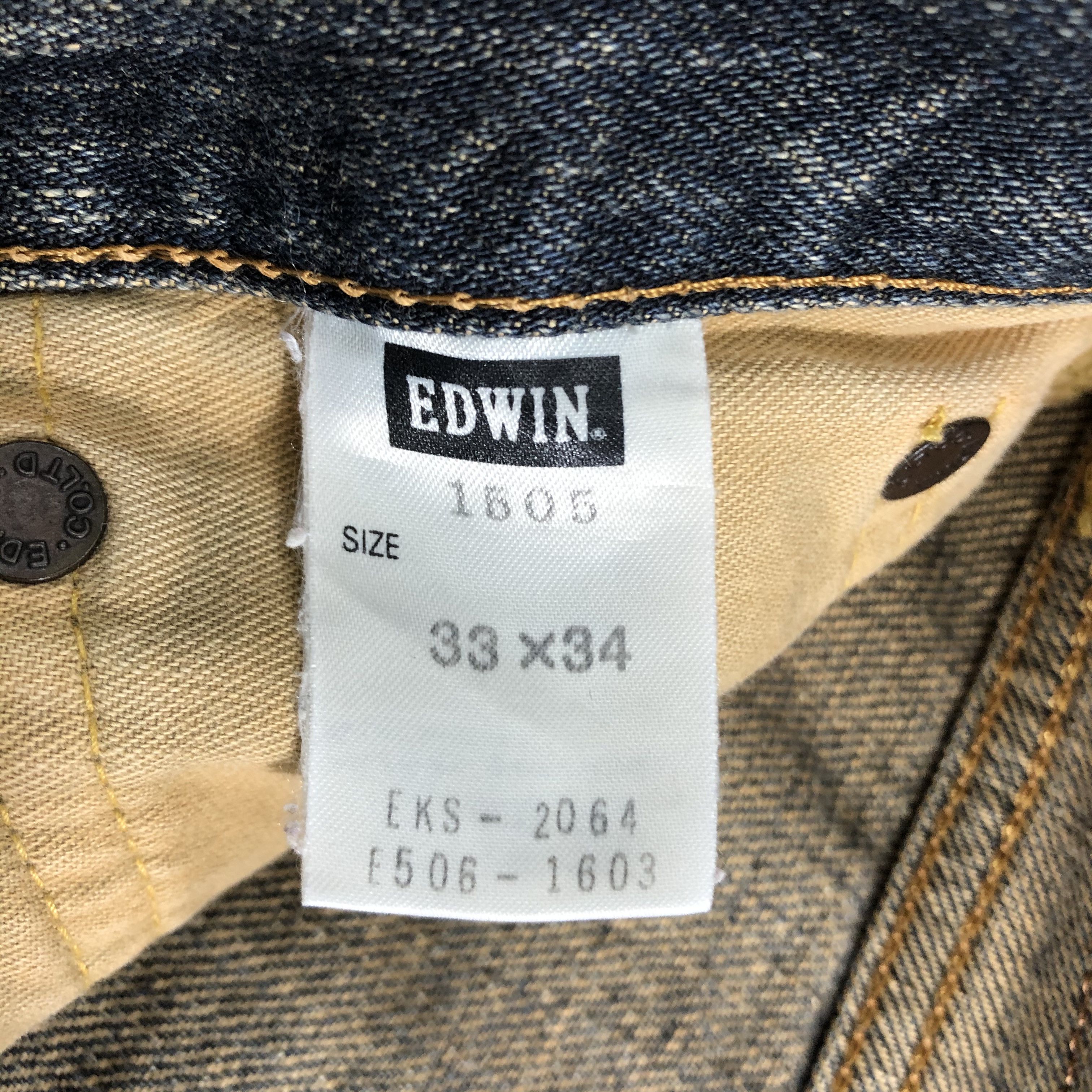 Edwin Vintage Edwin 505 Selvedge Jeans-JM3656 Size US 35 - 9 Thumbnail
