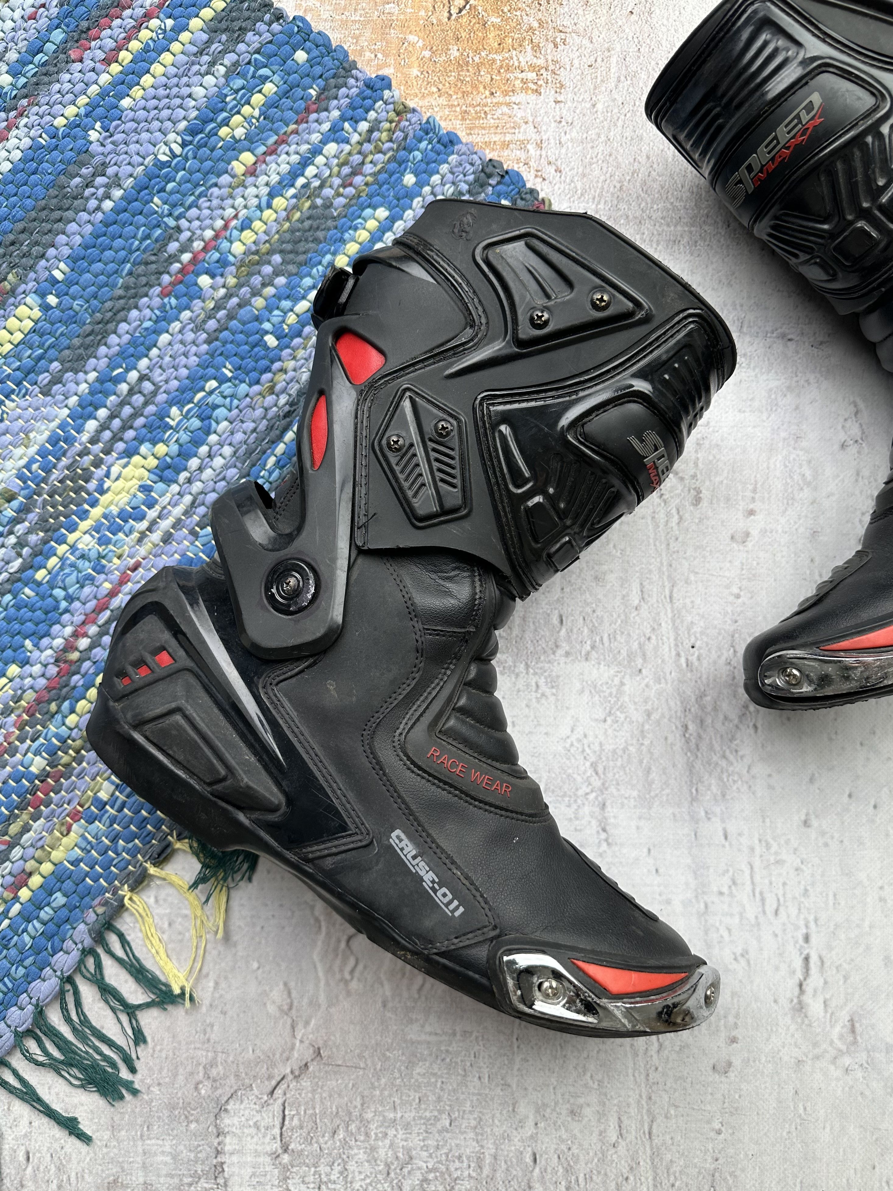 Japanese Brand Racing Moto Biker Hype Boots Size US 12 / EU 45 - 2 Thumbnail