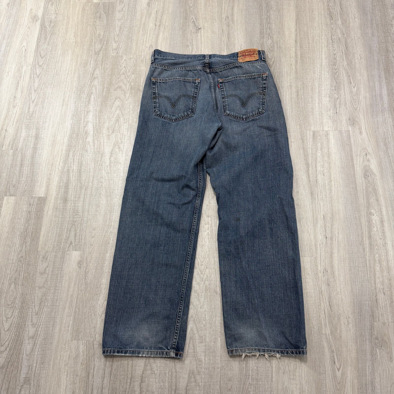 Levi's Vintage Levis 569 Loose Straight Jeans Men's 36x34 Faded Size US 36 / EU 52 - 8 Thumbnail