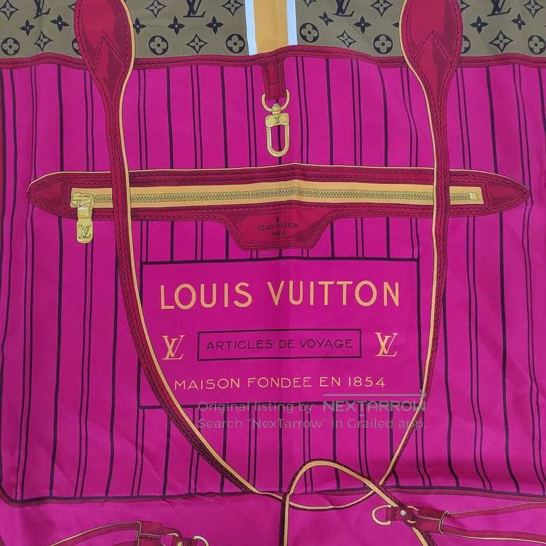 Louis Vuitton Louis Vuitton Presbyopic silk square scarf Size ONE SIZE - 3 Thumbnail