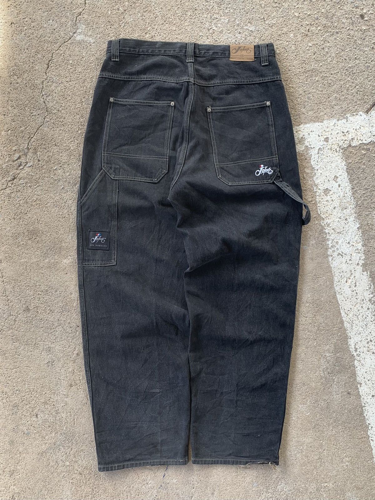 Japanese Brand Vintage Joker Losangeles carpenter pants black Size US 38 / EU 54 - 1 Thumbnail