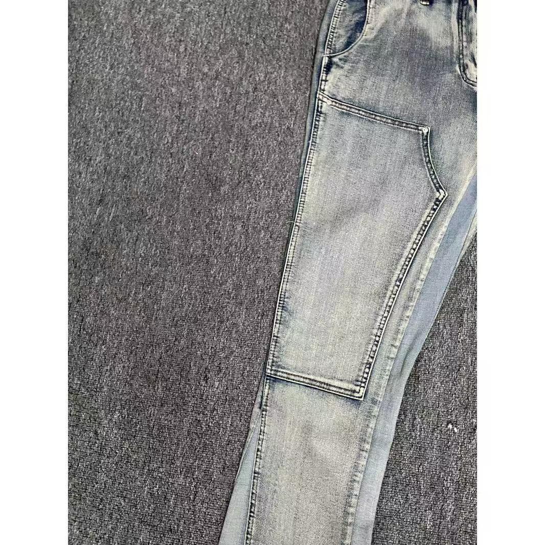Japanese Brand × Jean Street Style Old Spliced Micro Flare Jeans Size US 32 / EU 48 - 4 Thumbnail