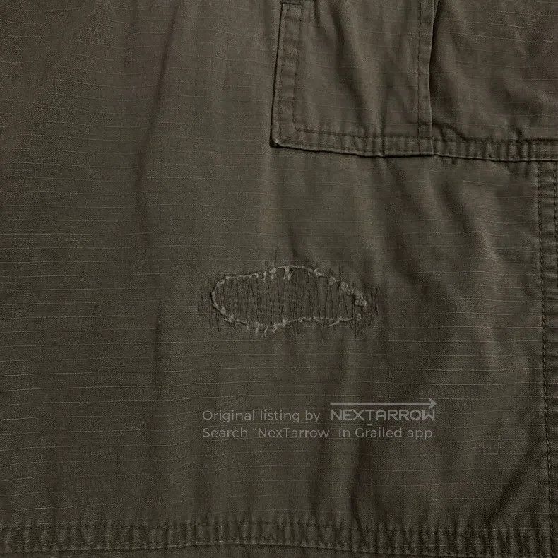 Wtaps Wtaps Wash and age distressed patchwork military pants Size US 39 - 4 Thumbnail