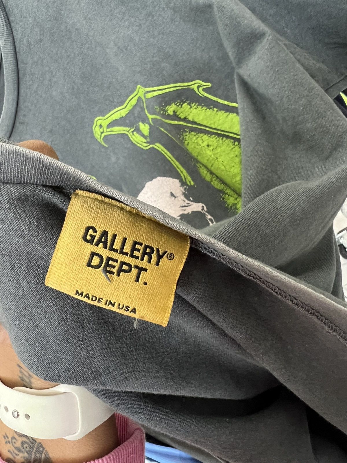 Gallery Dept. Gallery Dept ATK Skull Bar Tee Size US M / EU 48-50 / 2 - 4 Thumbnail