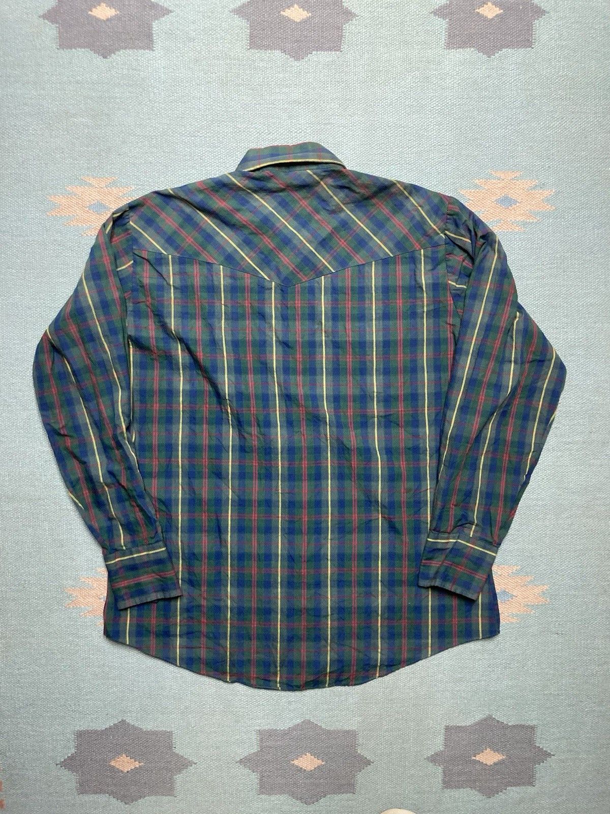 Vintage VTG Ely cattleman Pearl snap shirt plaid western cowboy L Size US L / EU 52-54 / 3 - 5 Thumbnail