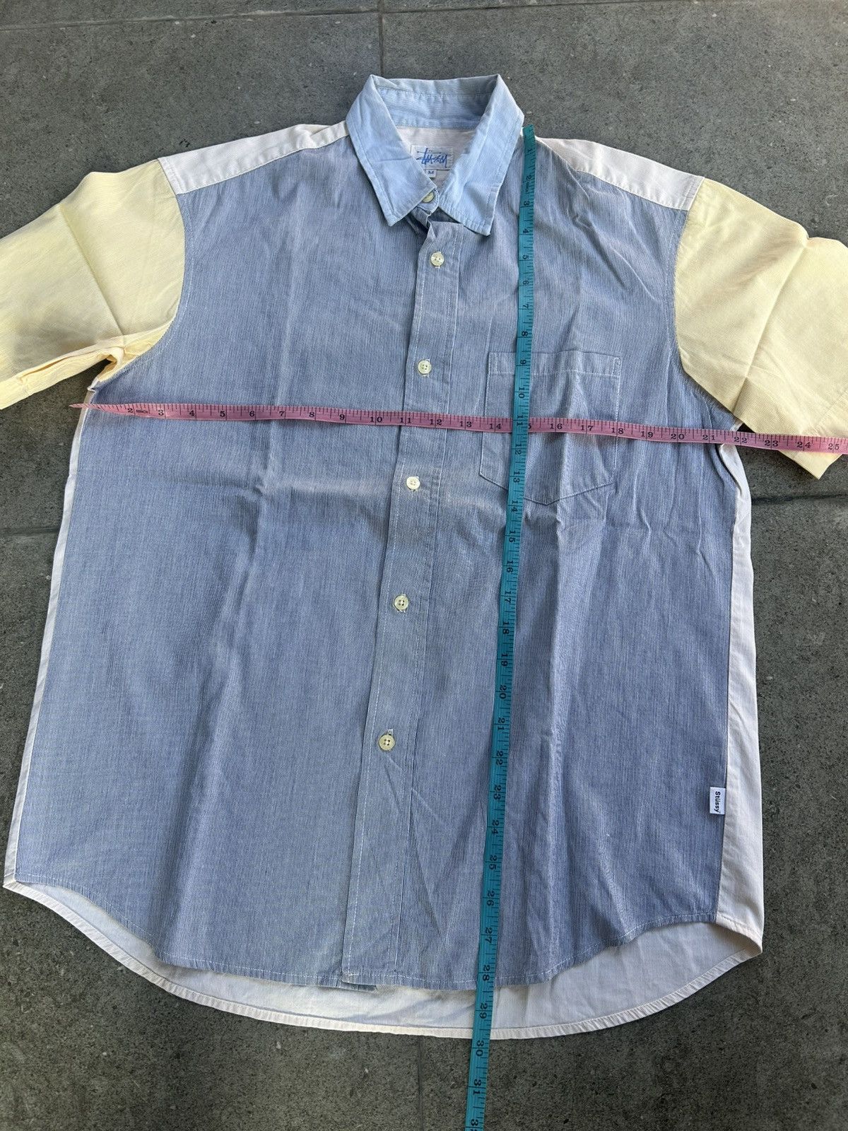 Stussy Stussy Color Block Short-sleeve Shirt Size US M / EU 48-50 / 2 - 7 Thumbnail