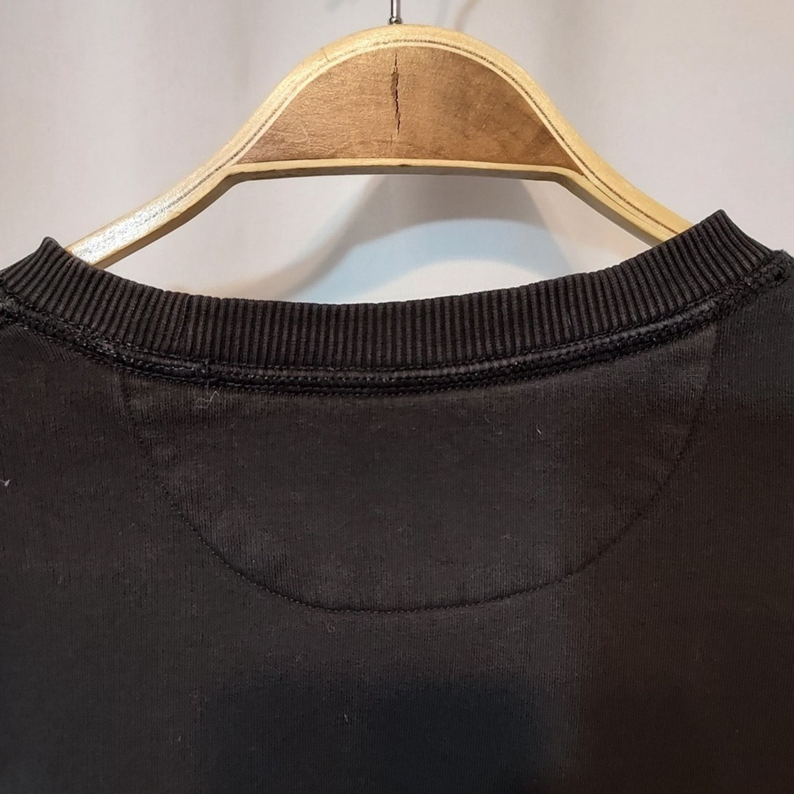 Calvin Klein Calvin Klein Black Gray Monogram Crewneck Sweatshirt Sweater Size US L / EU 52-54 / 3 - 5 Thumbnail