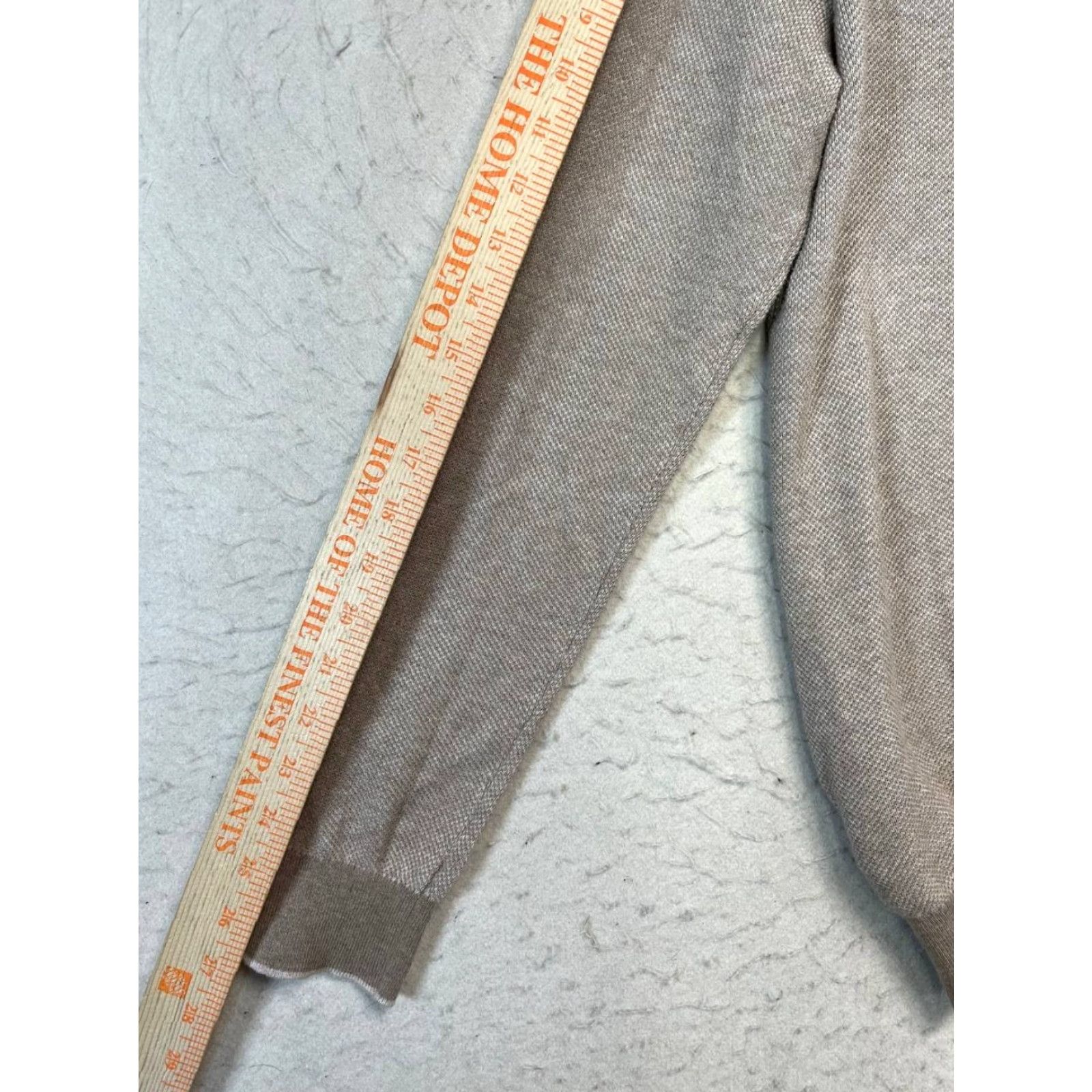 Polo Ralph Lauren Polo Ralph Lauren Sweater Men M Sand Knit 1/4 Zip Mock Neck Logo Classic Pullover Lightweight Size US M / EU 48-50 / 2 - 5 Thumbnail