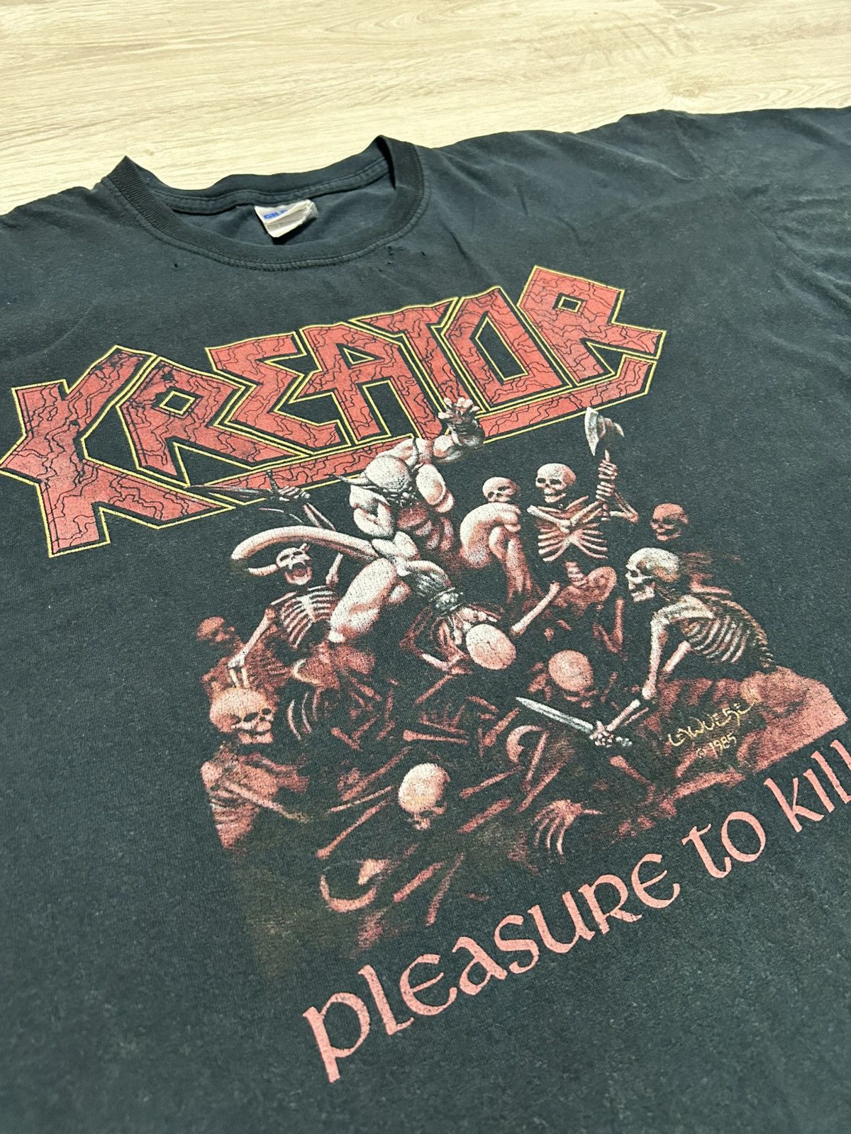 Band Tees Vintage Men’s T-shirt KREATOR ROCK BAND size XXL Size US XXL / EU 58 / 5 - 6 Thumbnail