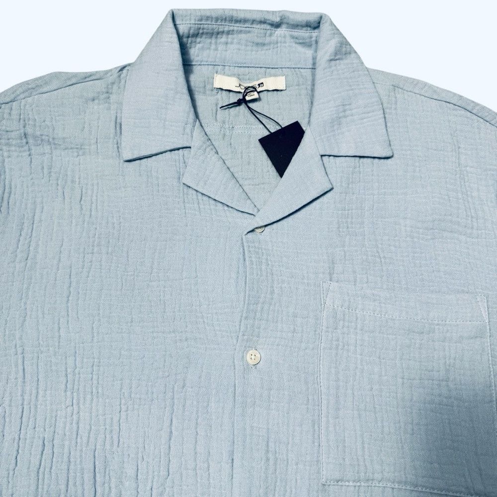 Joe's NWT New $158 Joe's Cotton Gauze Camp Sky Blue Shirt Size XX Size US XXL / EU 58 / 5 - 4 Thumbnail