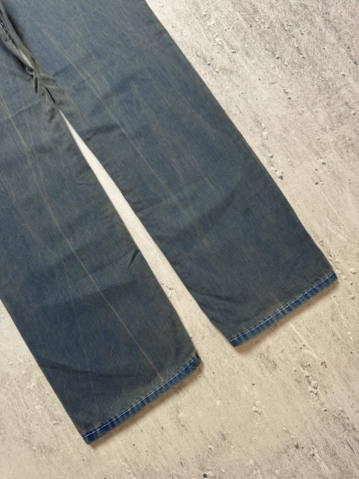 True Religion True Religion Vintage Ricky Super T Distressed Y2K Jeans Size US 36 / EU 52 - 3 Thumbnail