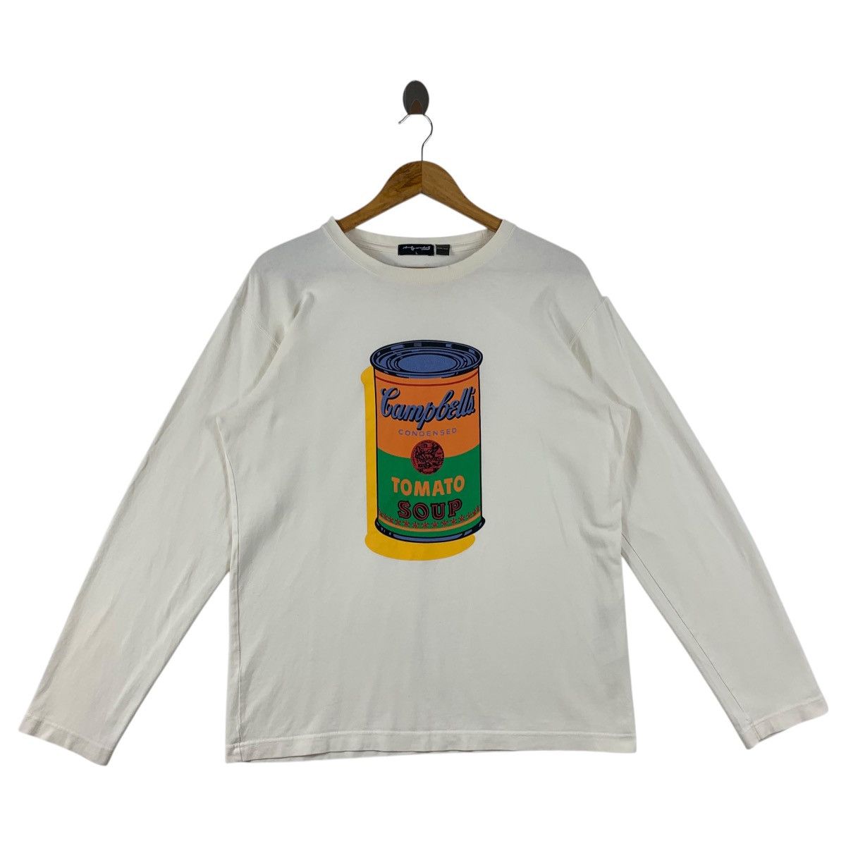 Andy Warhol × Vintage Vintage ANDY WARHOL campbell soup printed pop art tee Size US L / EU 52-54 / 3 - 1 Thumbnail