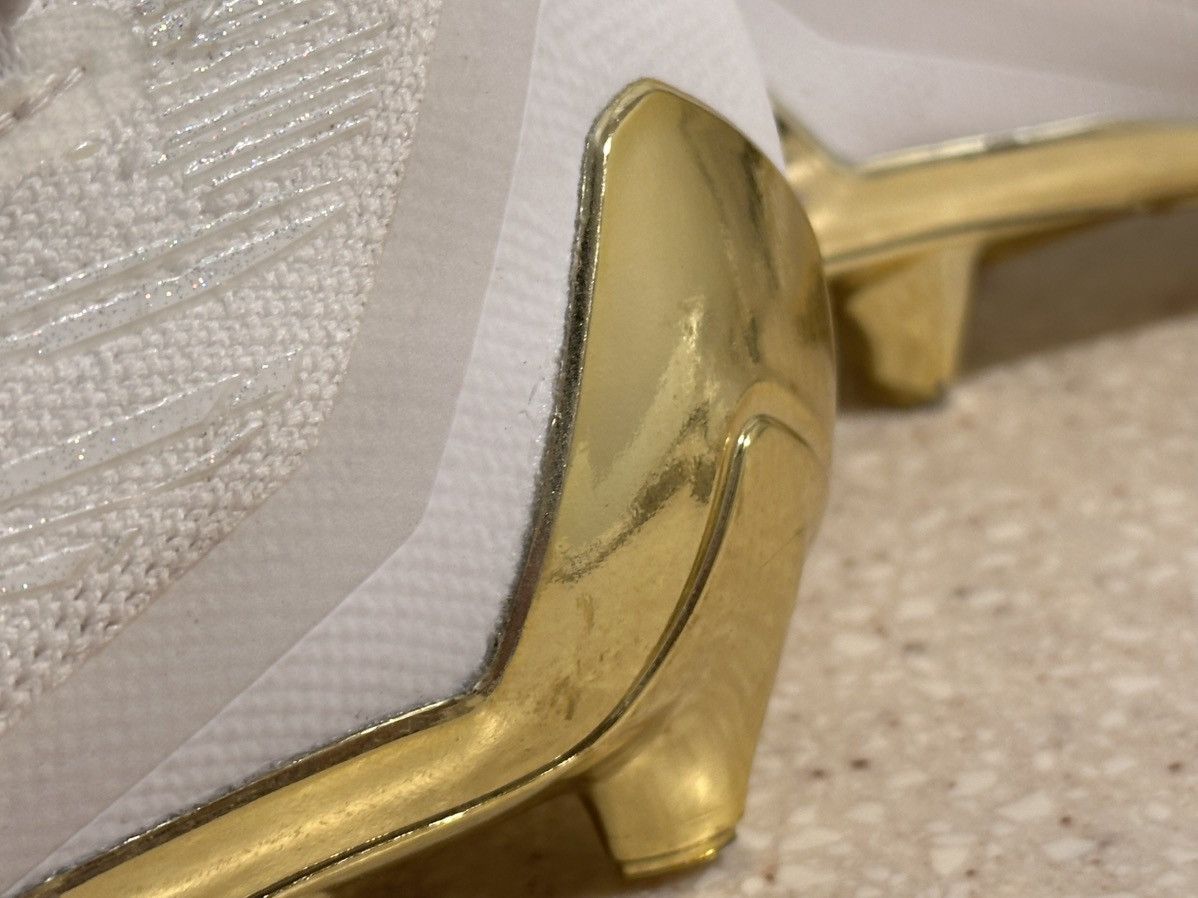 Adidas Adidas Adizero White Metallic Gold Primeknit Football Cleats Size US 11.5 / EU 44-45 - 18 Thumbnail