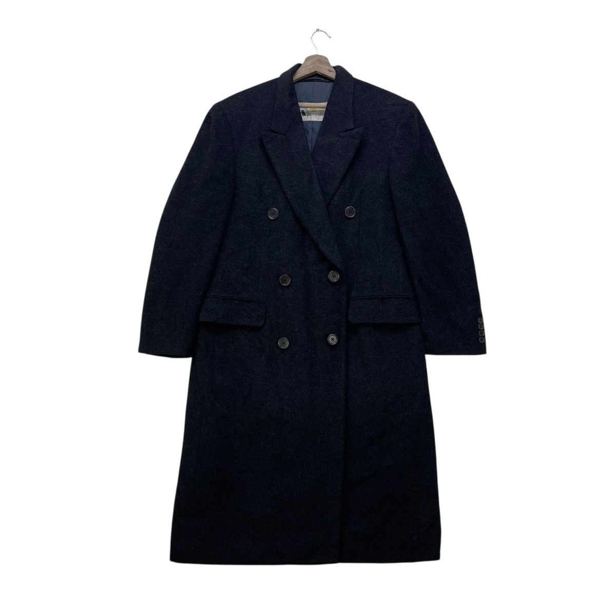 Aquascutum 💥Vintage Aquascutum Unisex Double Breast Long Coat Jacket Size US M / EU 48-50 / 2 - 2 Thumbnail