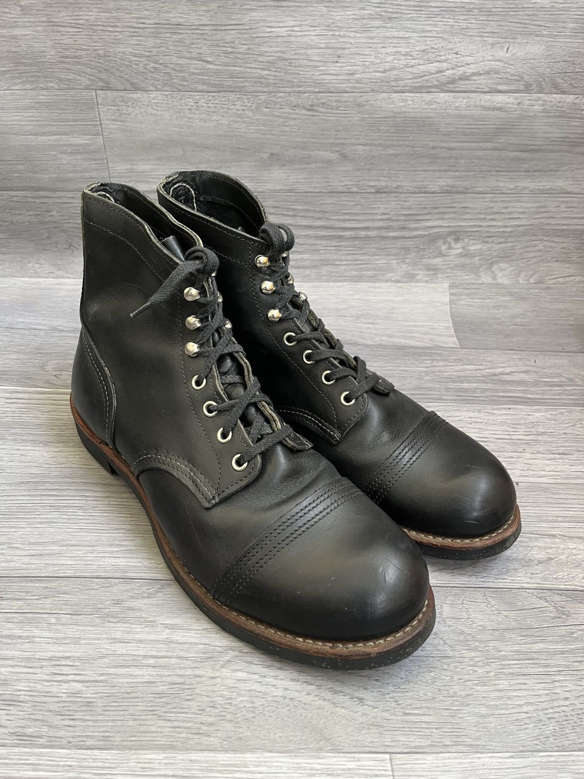 Red Wing Red wing iron ranger black leather biker boots sz 44 Size US 11 / EU 44 - 8 Thumbnail