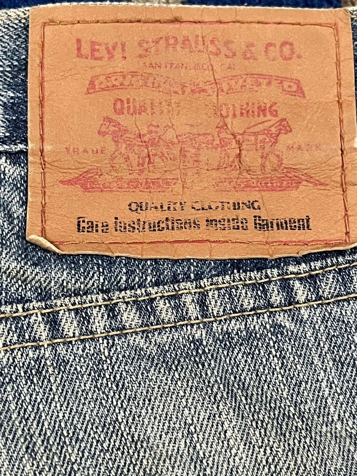 LVC × Levi's × Levi's Vintage Clothing Vintage Levi’s 553 Mudwash Rusty Denim Size US 34 / EU 50 - 12 Thumbnail