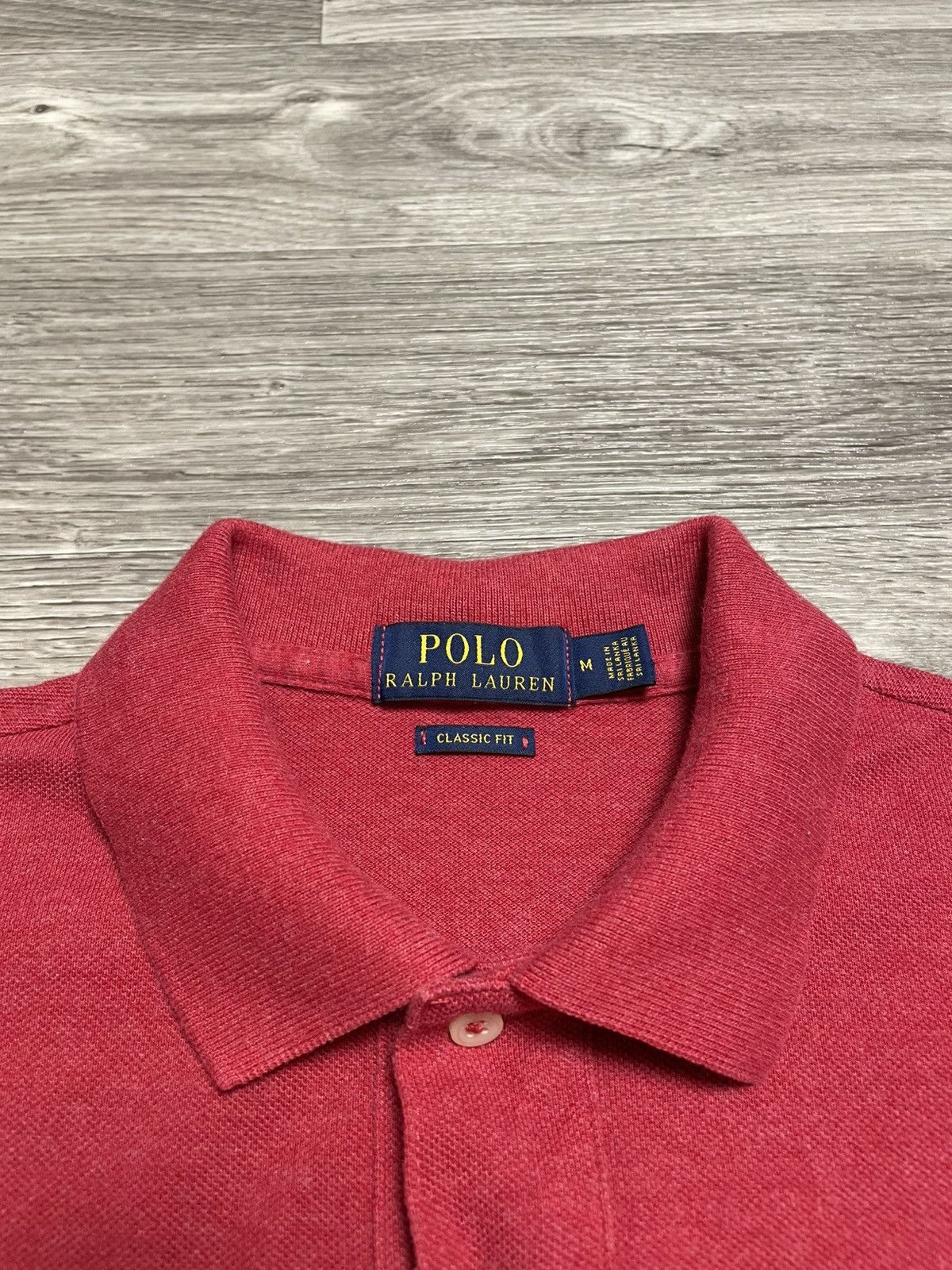 Polo Ralph Lauren Vintage Polo Ralph Lauren Basic Red Polo Shirt Old Money Size US M / EU 48-50 / 2 - 7 Thumbnail
