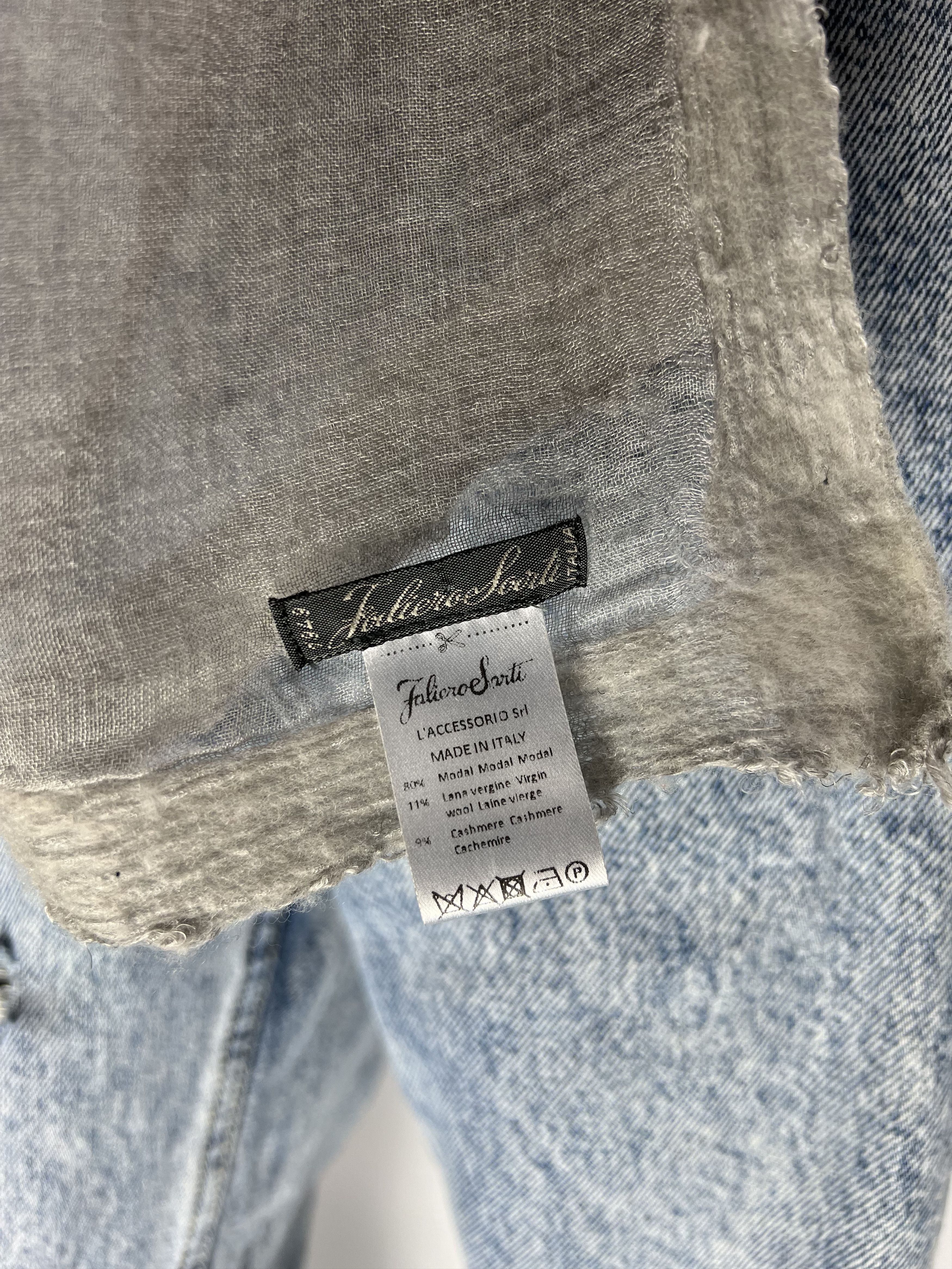 Faliero Sarti Faliero Sarti Scarf Modal/Virgin Wool/Cashmere Size ONE SIZE - 2 Thumbnail