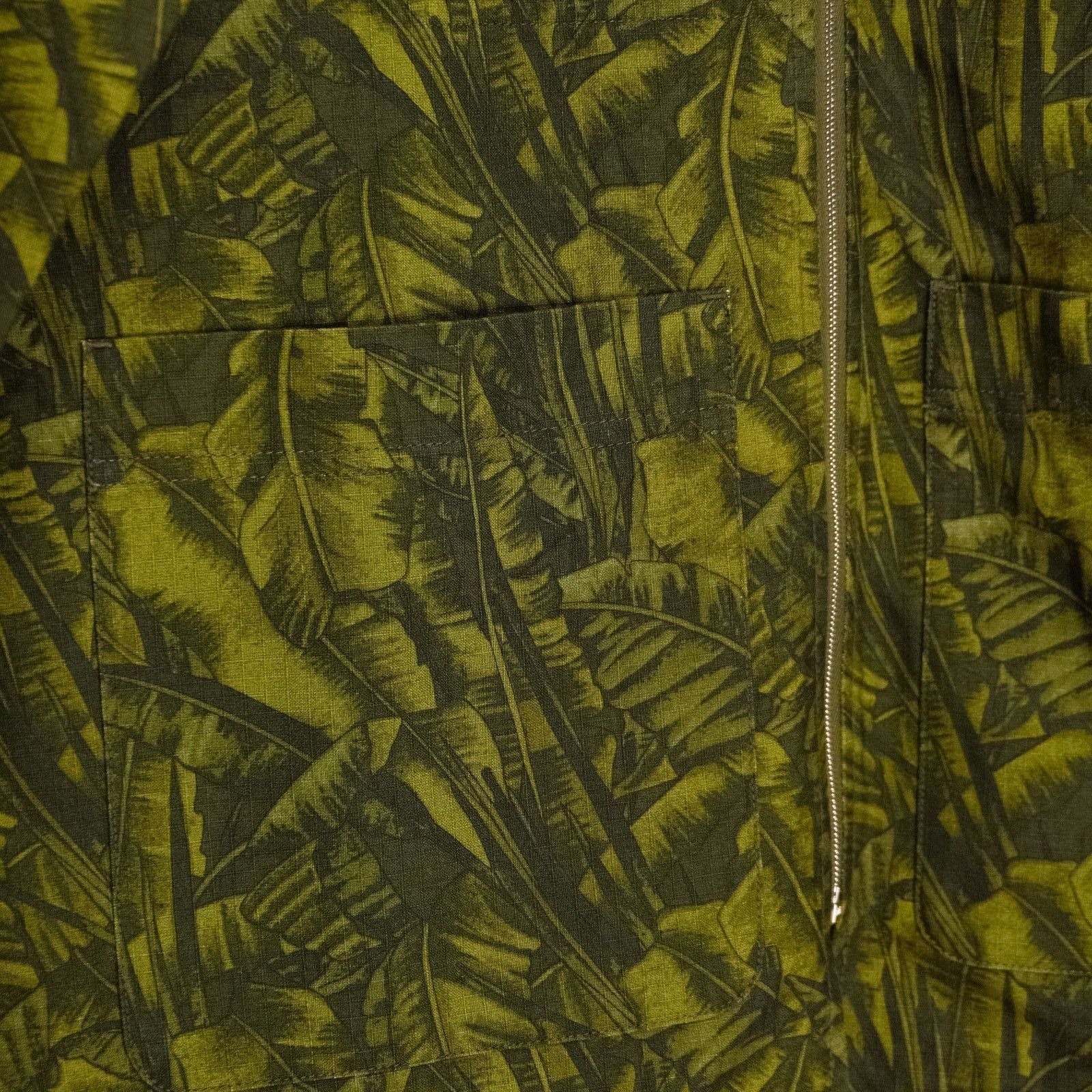 A.P.C. A.P.C. Harry Camouflage Print Green Ripstop Zip Jacket Size US L / EU 52-54 / 3 - 5 Thumbnail